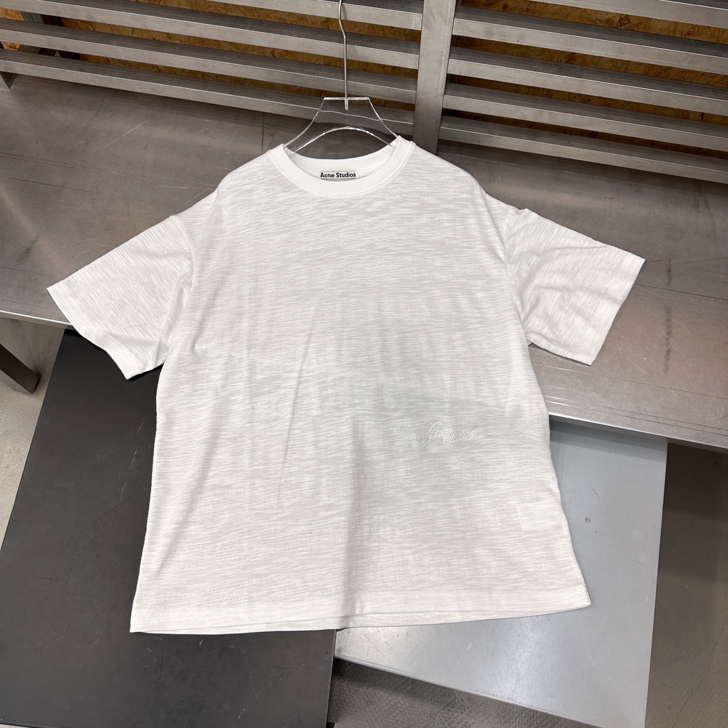 Acne ｜ 新款短袖t，品牌经典字母刺绣工艺，特殊提花高黏棉面料，时尚休闲，尺码sml