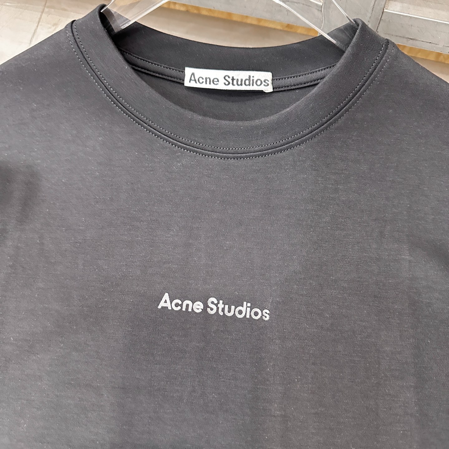 Acne ｜ 新款短袖t，品牌经典厚版印花标，日本进口蓝精莫代尔面料，时尚休闲，男女同款，尺码sml