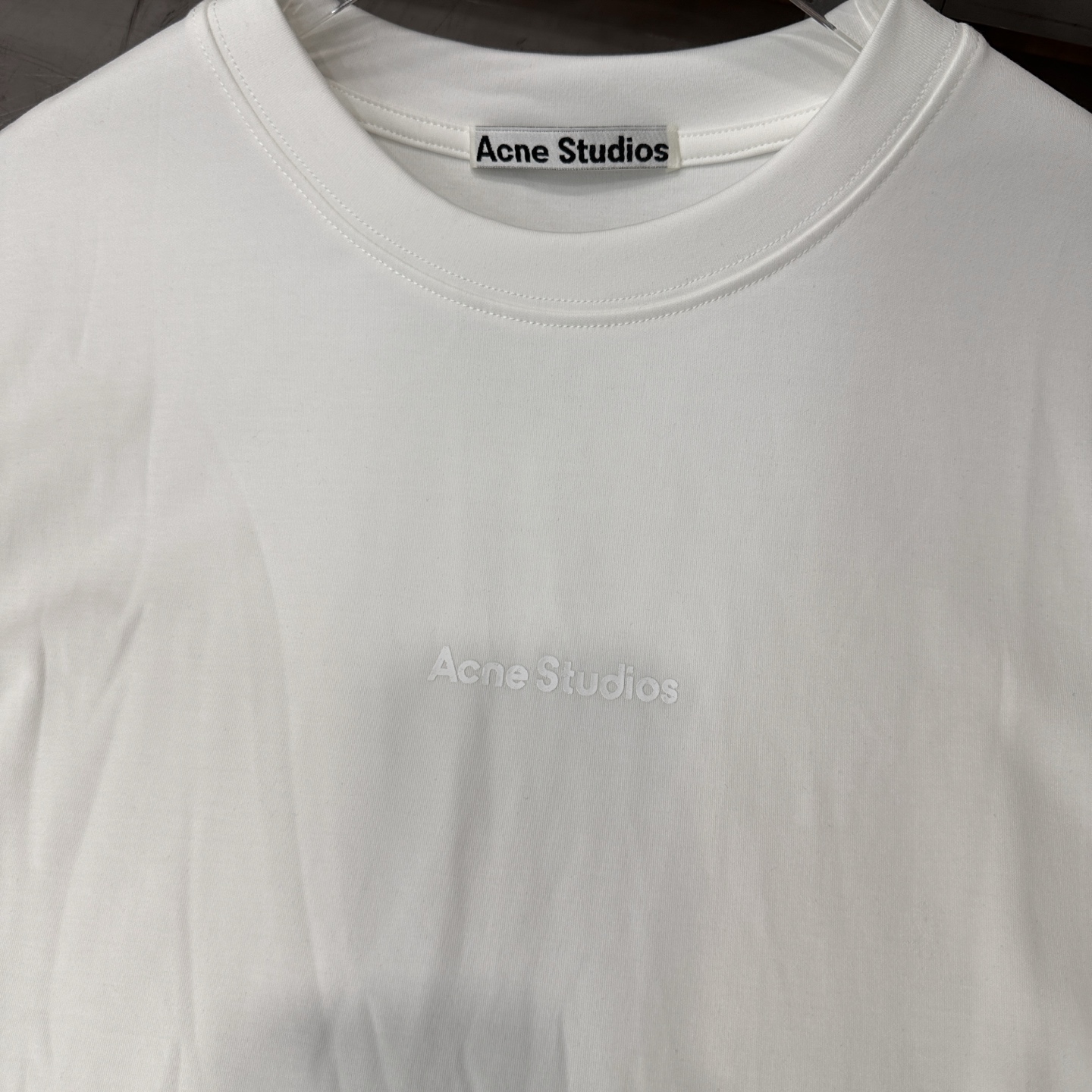 Acne ｜ 新款短袖t，品牌经典厚版印花标，日本进口蓝精莫代尔面料，时尚休闲，男女同款，尺码sml