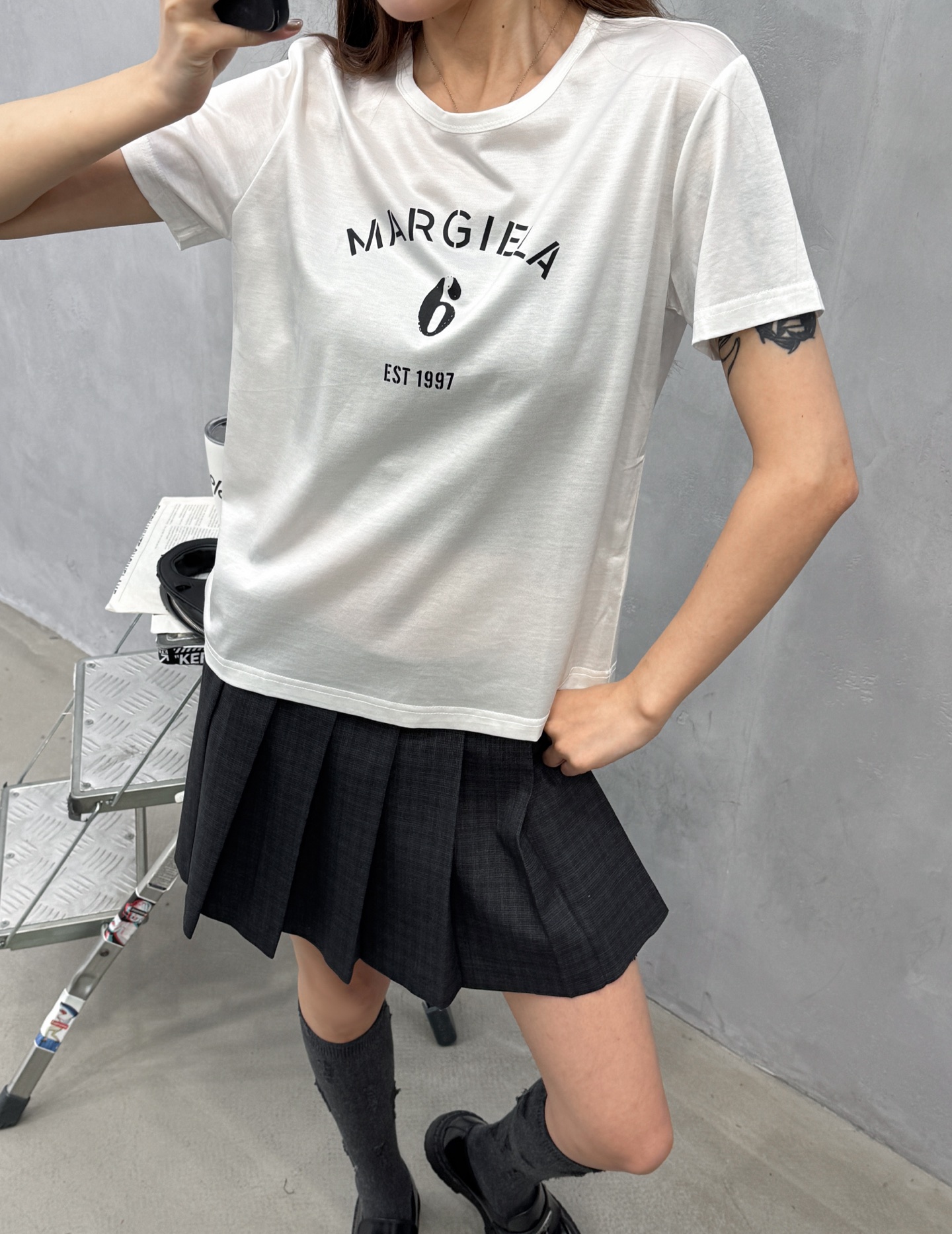 mm6 ｜ 新款短袖t，品牌经典印花内容，莫代尔棉面料，舒适亲肤，休闲时尚，尺码sml
