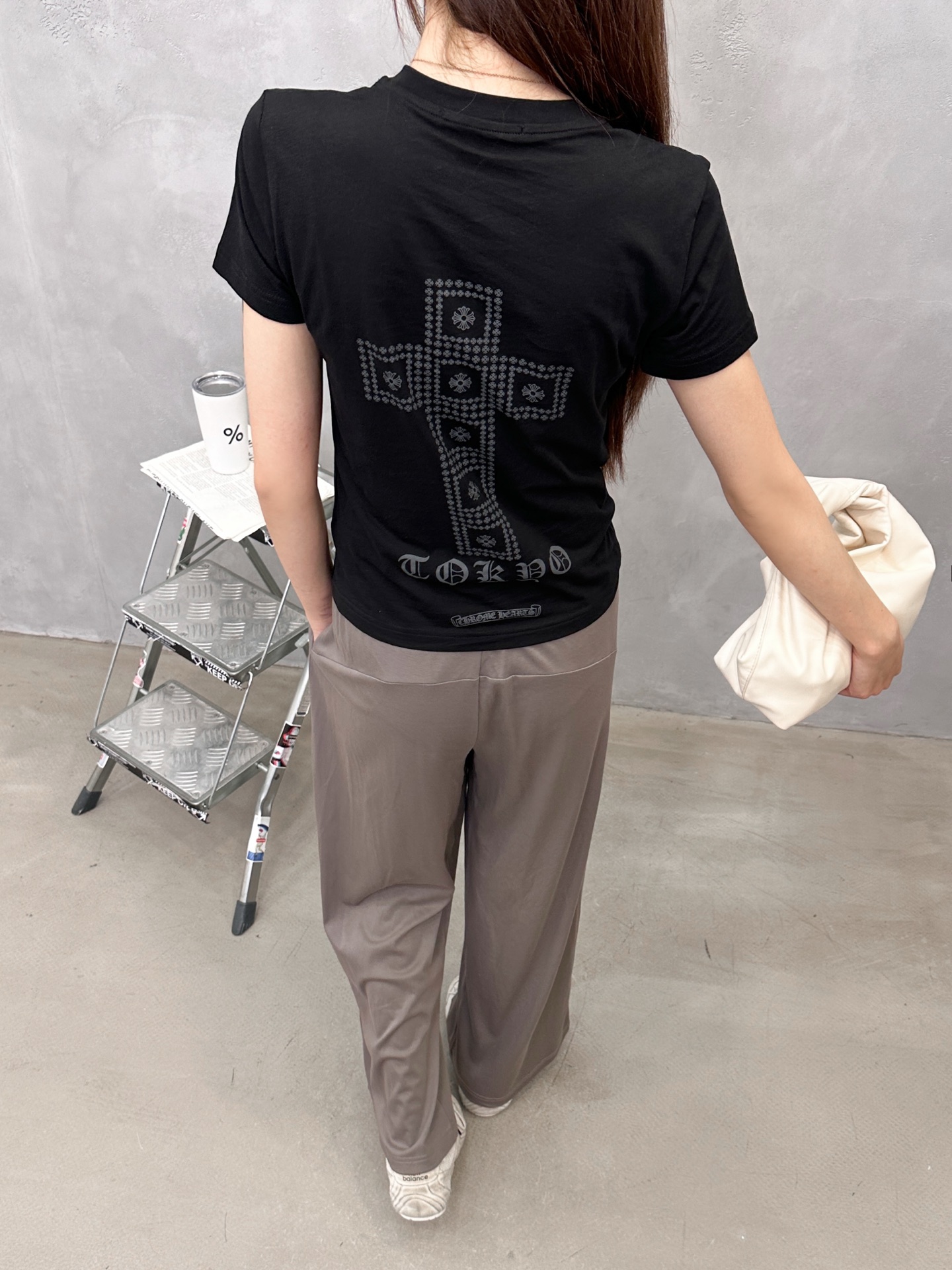 克罗心 ｜ 新款短袖t，品牌经典多处印花工艺，时尚休闲小版款式，尺码sml