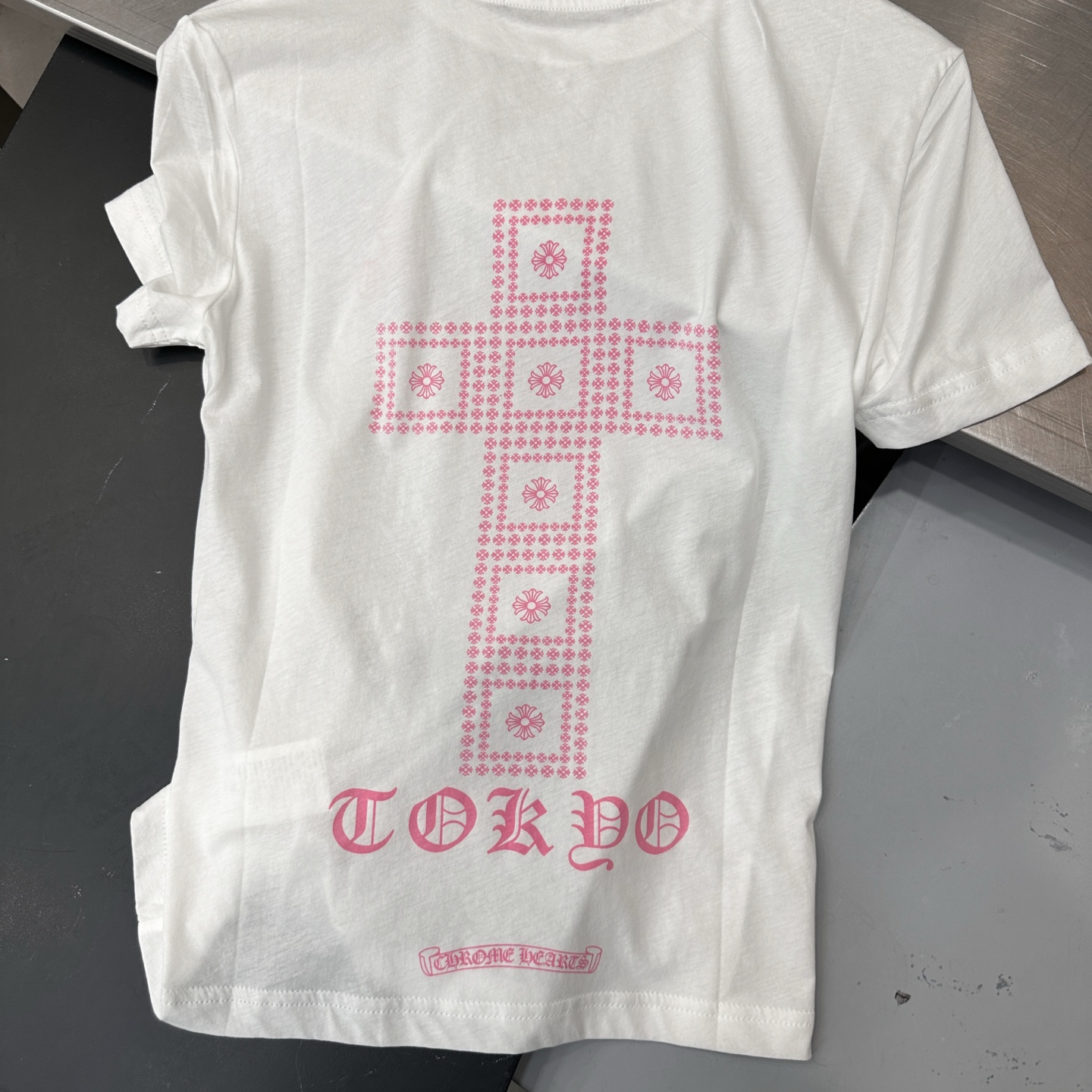 克罗心 ｜ 新款短袖t，品牌经典多处印花工艺，时尚休闲小版款式，尺码sml