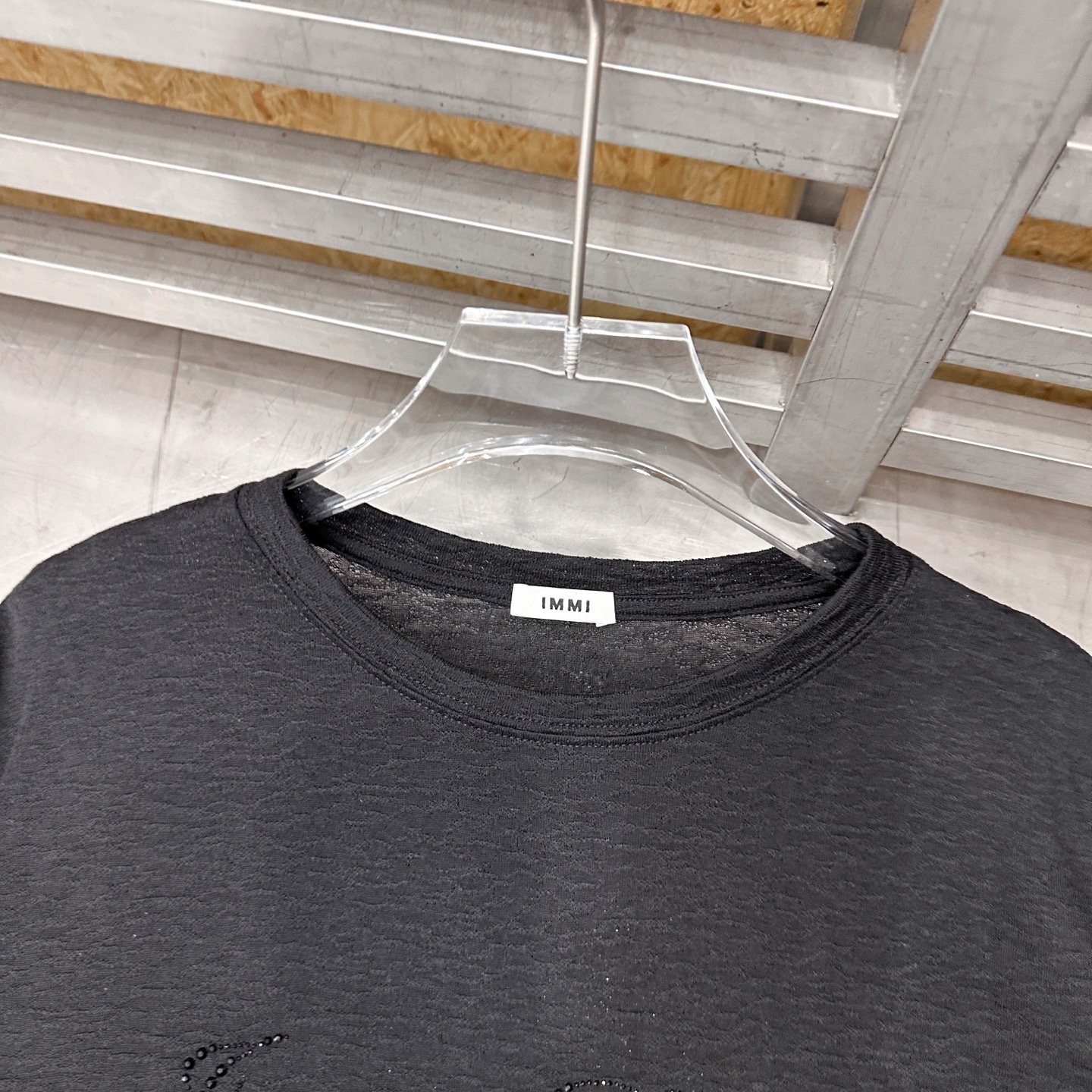 Acne ｜ 新款长袖罩衫，前后品牌经典字母烫钻工艺，进口天丝羊毛面料，休闲时尚，尺码sml