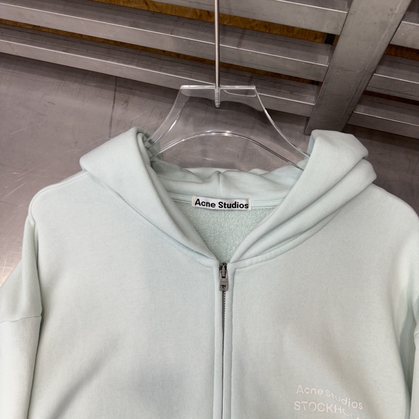 Acne ｜ 新款卫衣开衫，成衣洗水喷色加前后印花工艺，时尚休闲，尺码sml