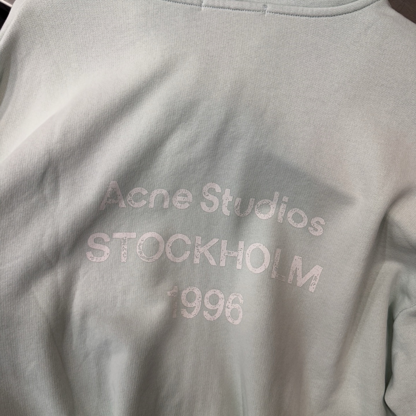 Acne ｜ 新款卫衣开衫，成衣洗水喷色加前后印花工艺，时尚休闲，尺码sml