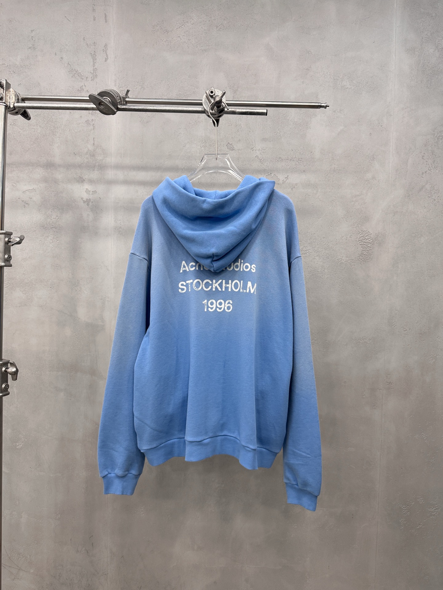 Acne ｜ 新款卫衣开衫，成衣洗水喷色加前后印花工艺，时尚休闲，尺码sml
