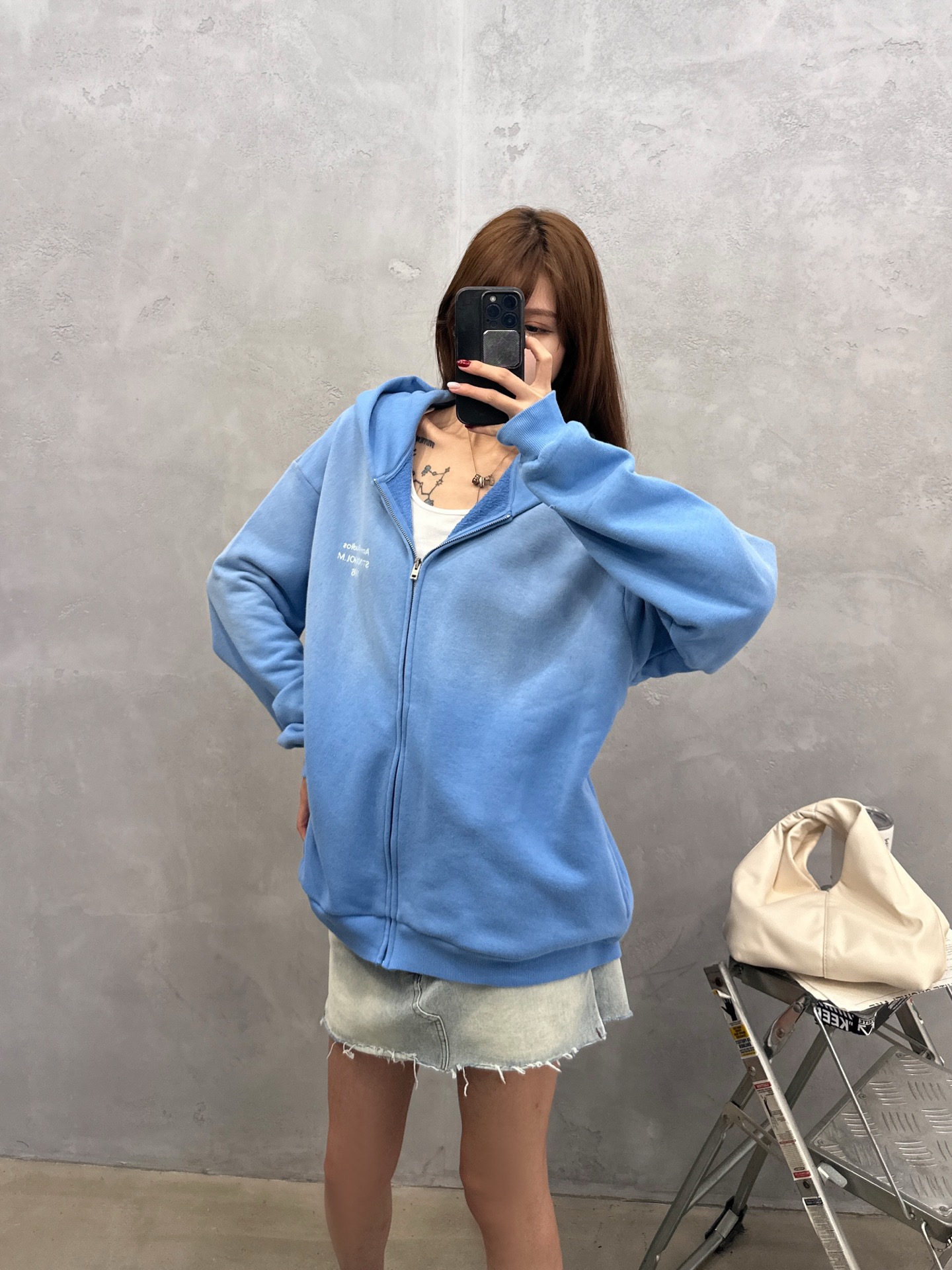 Acne ｜ 新款卫衣开衫，成衣洗水喷色加前后印花工艺，时尚休闲，尺码sml