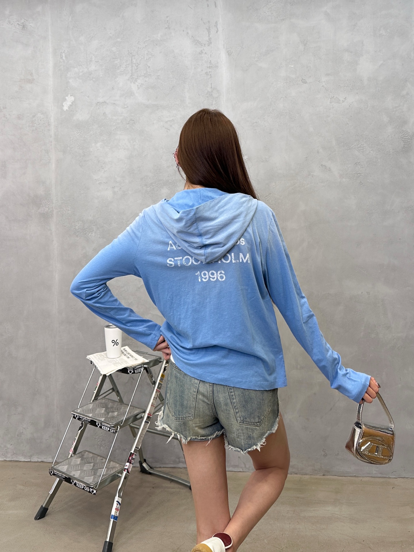 Acne ｜ 新款卫衣开衫，品牌经典印花加成衣洗水吊磨喷色工艺，进口亚麻棉面料，休闲时尚，尺码sml