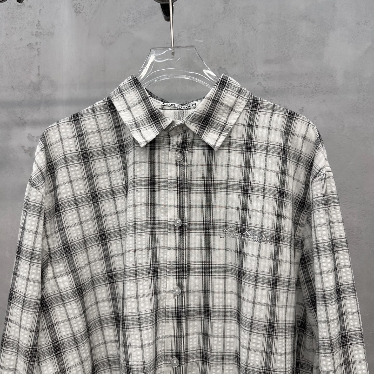 Acne ｜ 新款休闲衬衣，品牌经典烫钻标，定织色织格纹衬衣面料，时尚百搭，尺码sml