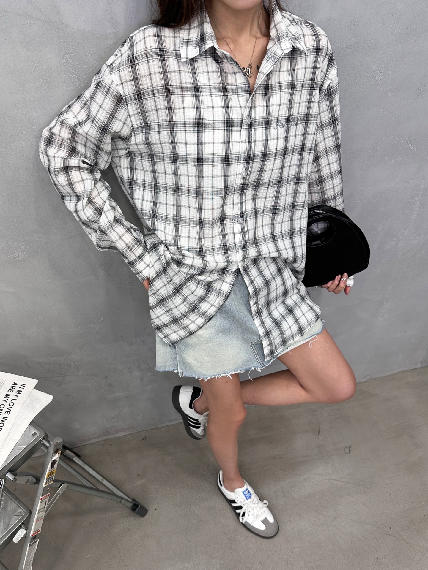 Acne ｜ 新款休闲衬衣，品牌经典烫钻标，定织色织格纹衬衣面料，时尚百搭，尺码sml