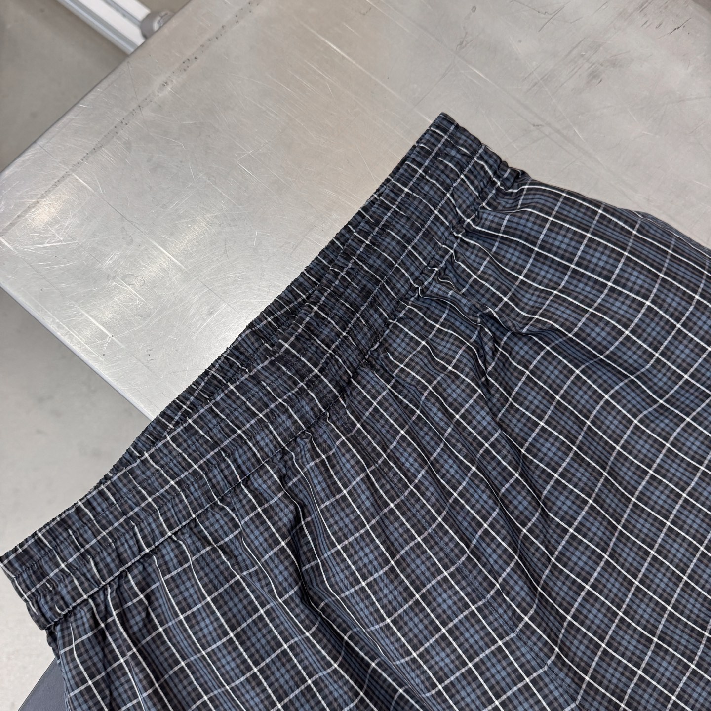 巴黎 ｜ 新款休闲裤，品牌经典刺绣标，成衣洗水加软工艺，色织格纹面料，休闲时尚，尺码sml