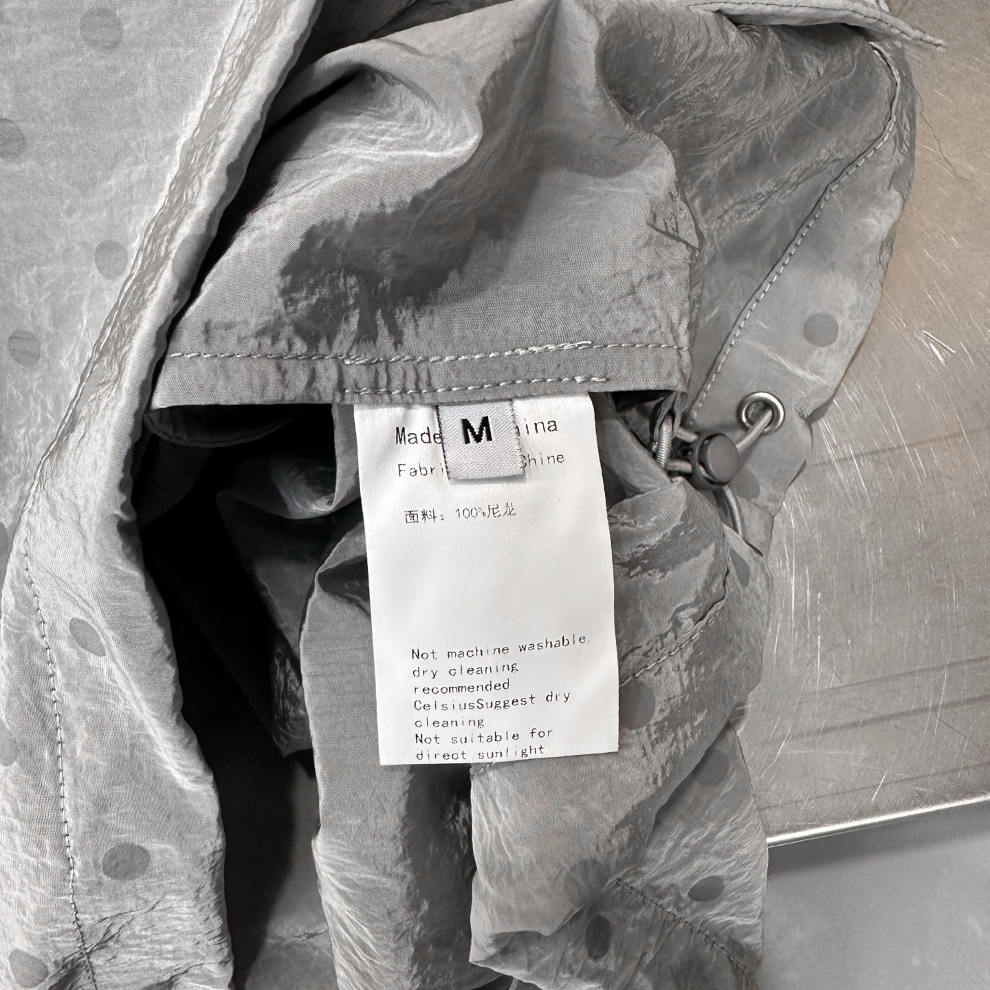 Acne ｜ 新款风衣外套，品牌经典印花工艺，定织波点尼龙面料，休闲时尚，尺码sml