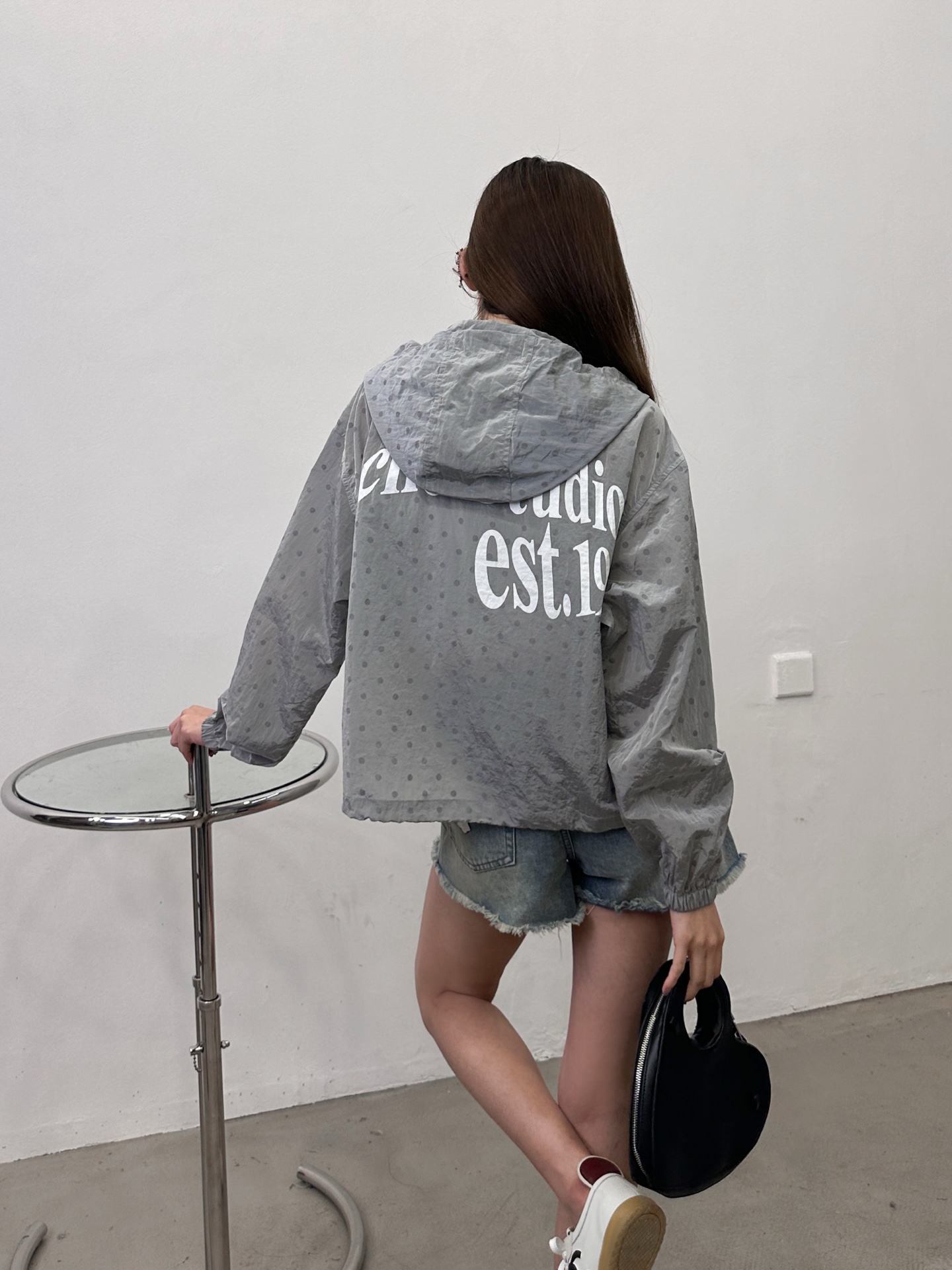 Acne ｜ 新款风衣外套，品牌经典印花工艺，定织波点尼龙面料，休闲时尚，尺码sml