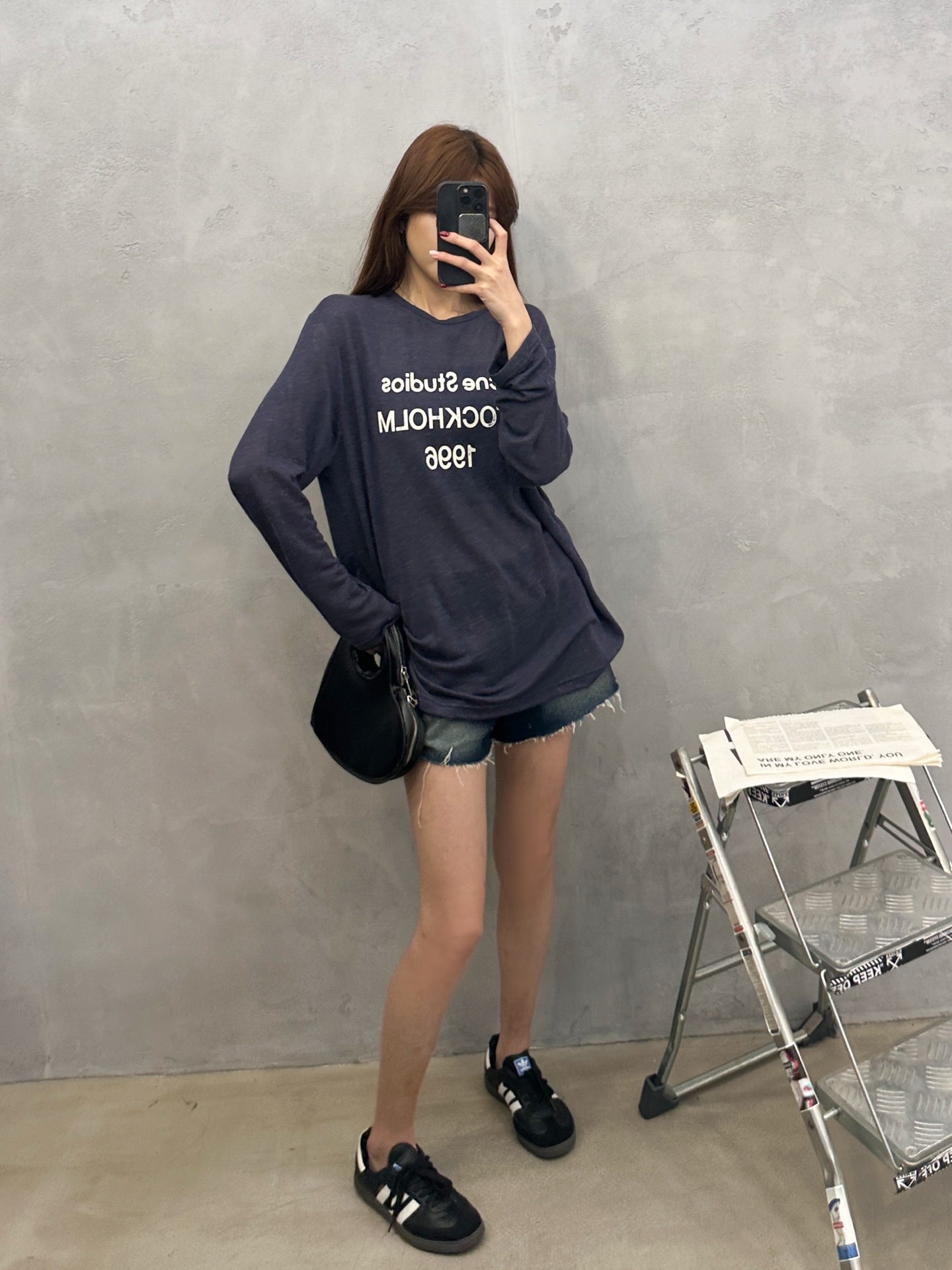 Acne ｜ 新款长袖t，品牌经典字母印花工艺，成衣洗水加软，特殊超细再生纤维面料，时尚休闲，尺码sml