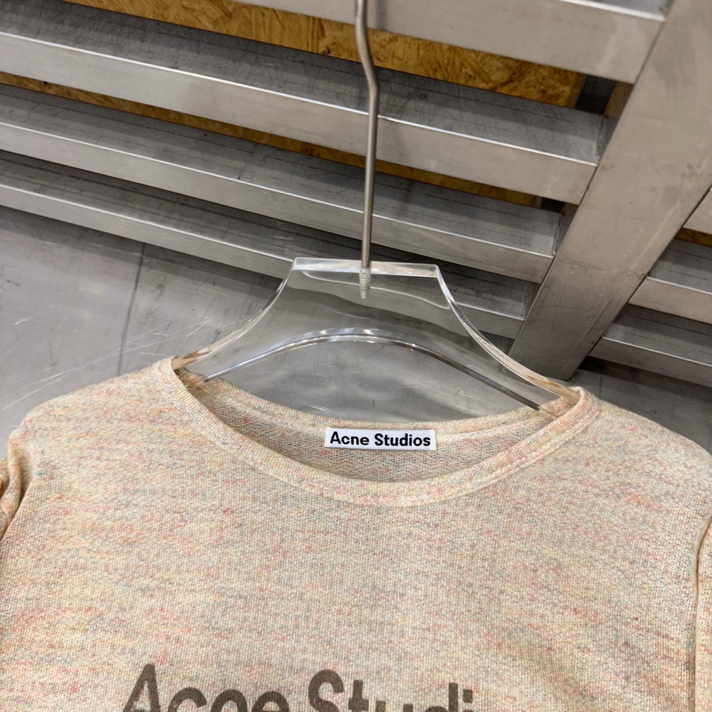 Acne ｜ 新款长袖t，品牌经典字母印花工艺，成衣洗水加软，特殊超细再生纤维面料，时尚休闲，尺码sml