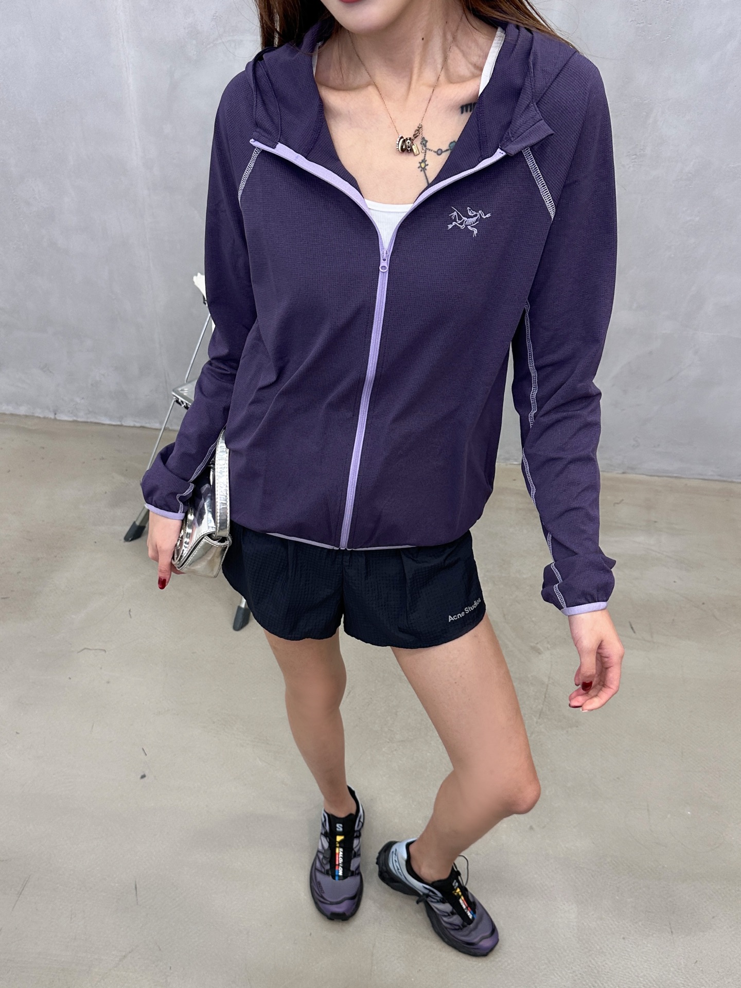 鸟 ｜ 新款拉链开衫，品牌经典刺绣标，撞色车线拉链款式设计，特殊功能性华夫格面料，时尚休闲，尺码sml