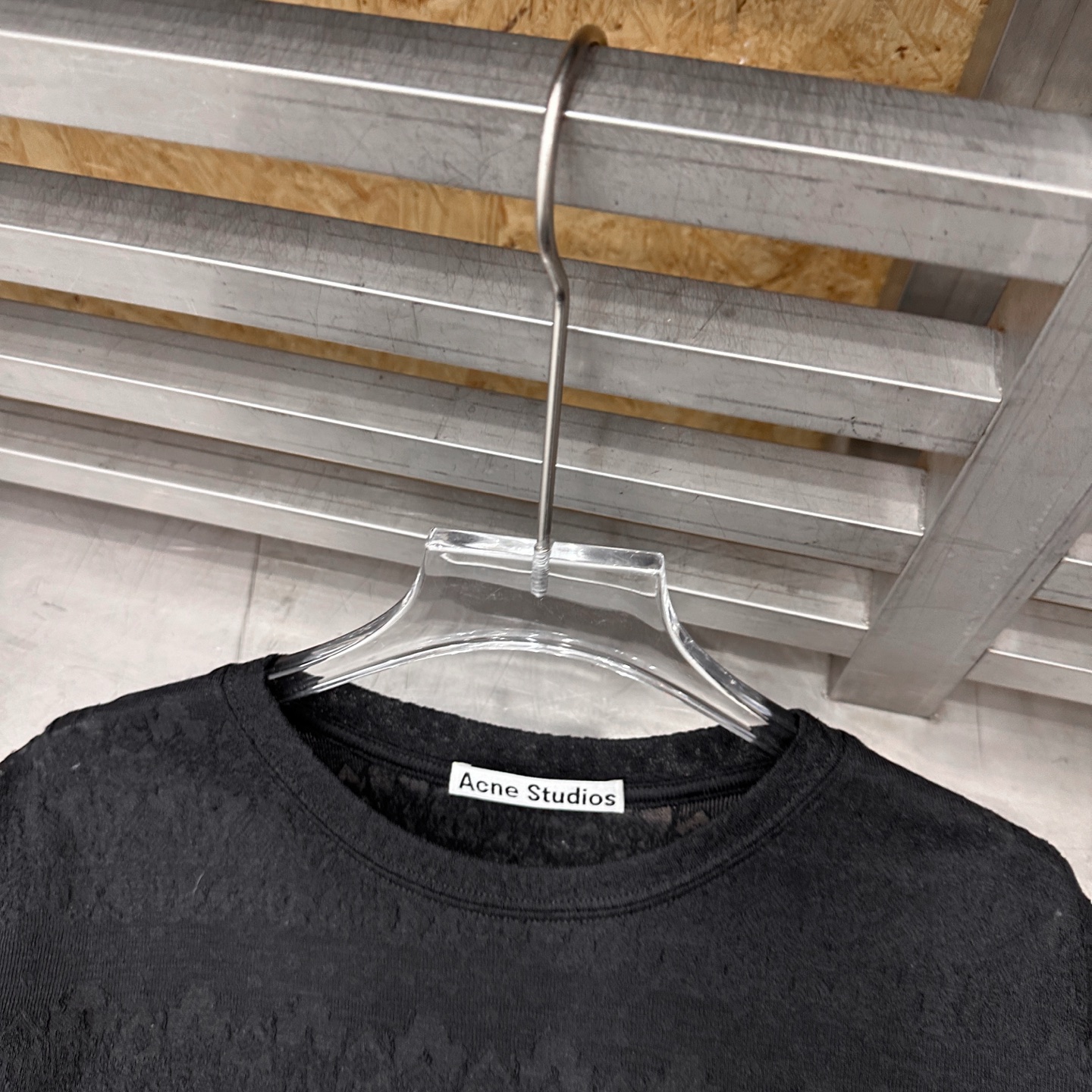 Acne ｜ 新款长袖罩衫，品牌经典字母烫钻，羊毛提花面料，休闲时尚，尺码sml