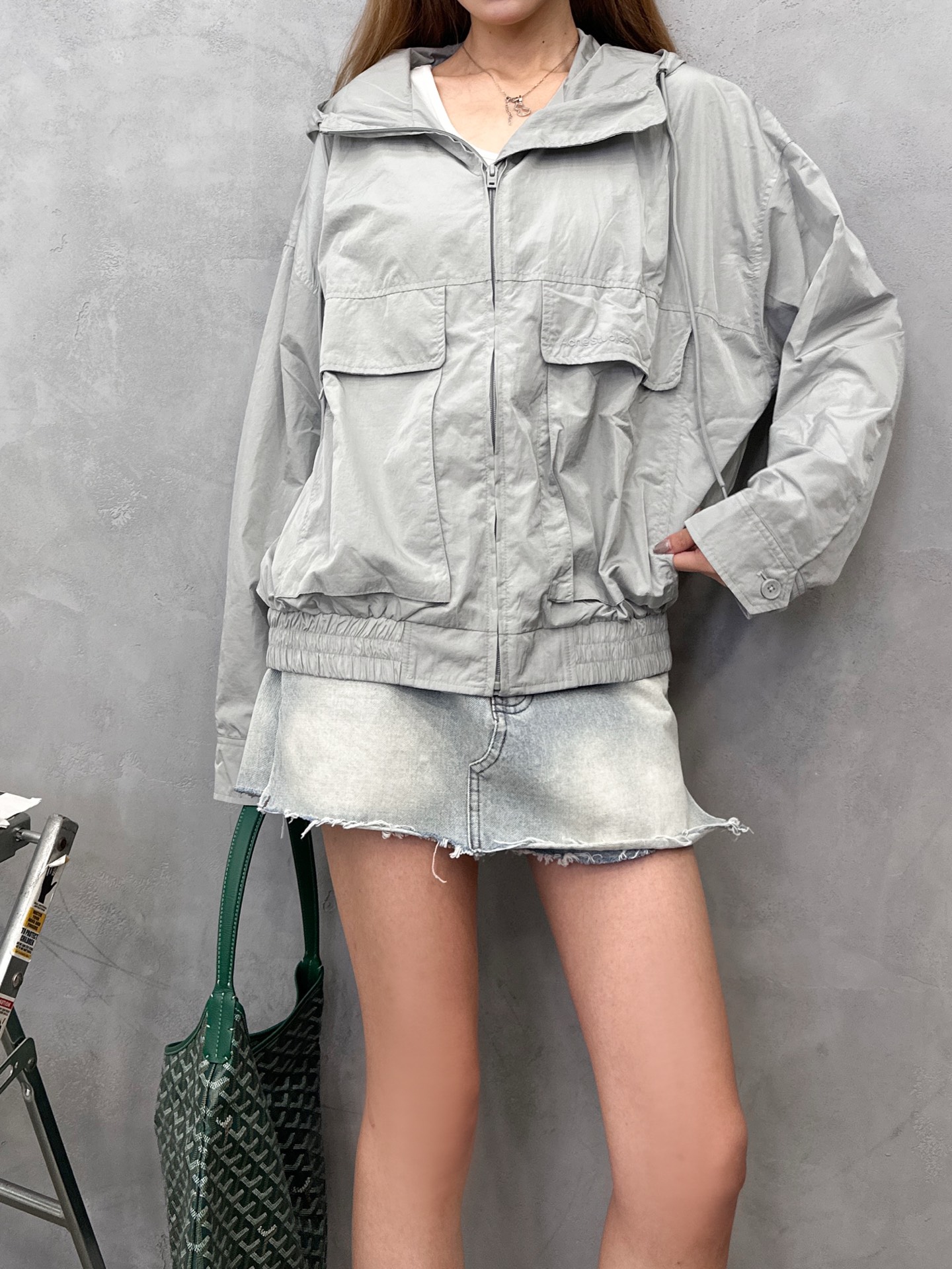 Acne ｜ 新款休闲上衣，经典跟色刺绣标，进口高密尼龙面料，休闲时尚版型，男女同款，尺码sml