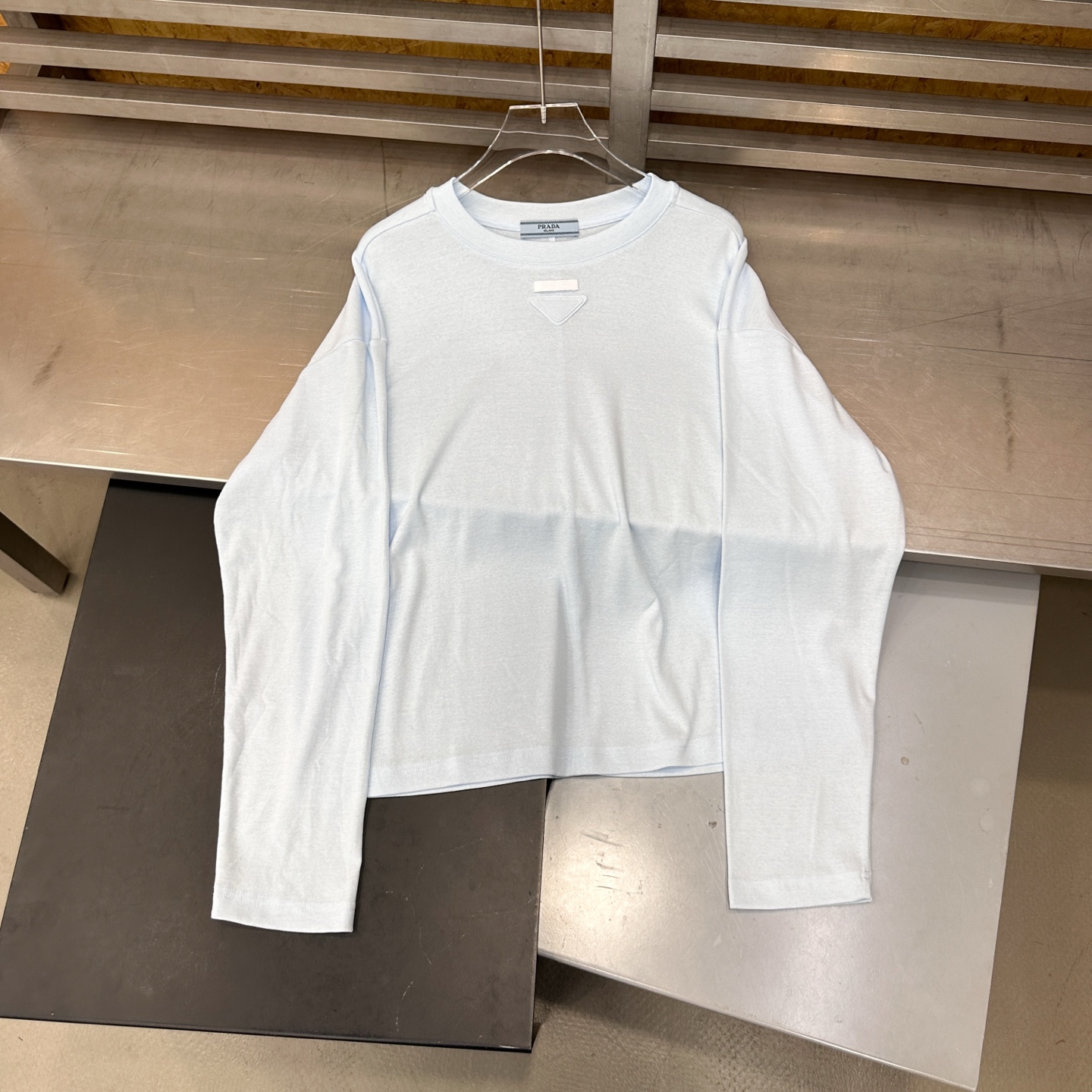 P家 ｜ 新款长袖打底，品牌经典刺绣标，进口强粘棉面料，休闲时尚，尺码sml