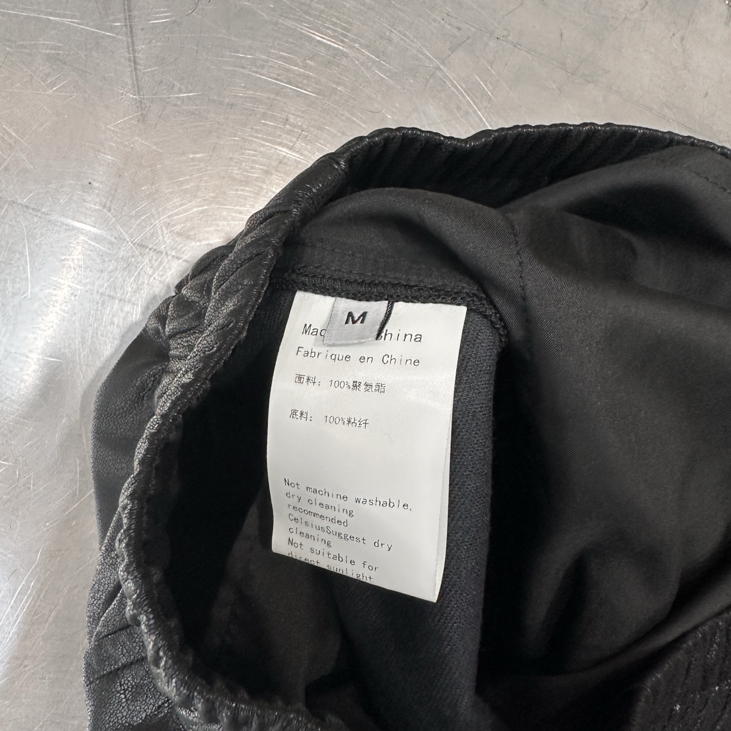 克罗心 ｜ 新款pu休闲裤，进口蛋白皮面料，时尚休闲版型，尺码sml