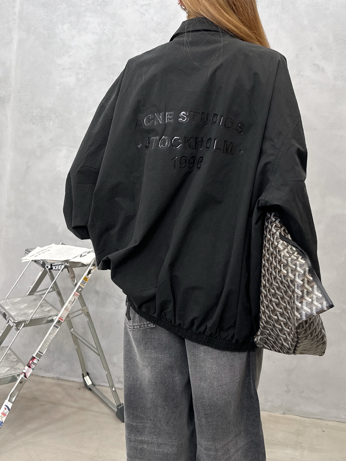 Acne ｜ 新款风衣外套，成衣洗水加软工艺，前后立体胶印花工艺，双层款式结构，时尚休闲，尺码sml