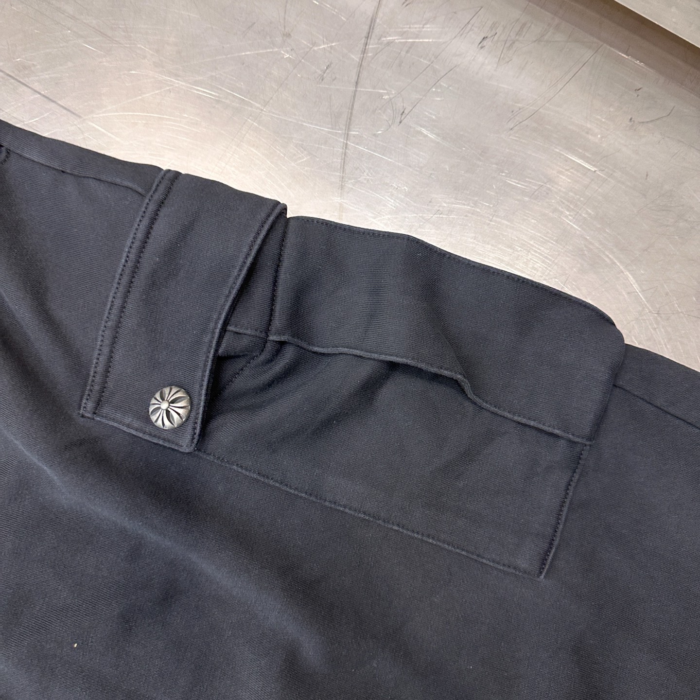 克罗心 ｜ 新款休闲工装卫裤，成衣洗水炒色工艺，时尚百搭，尺码sml