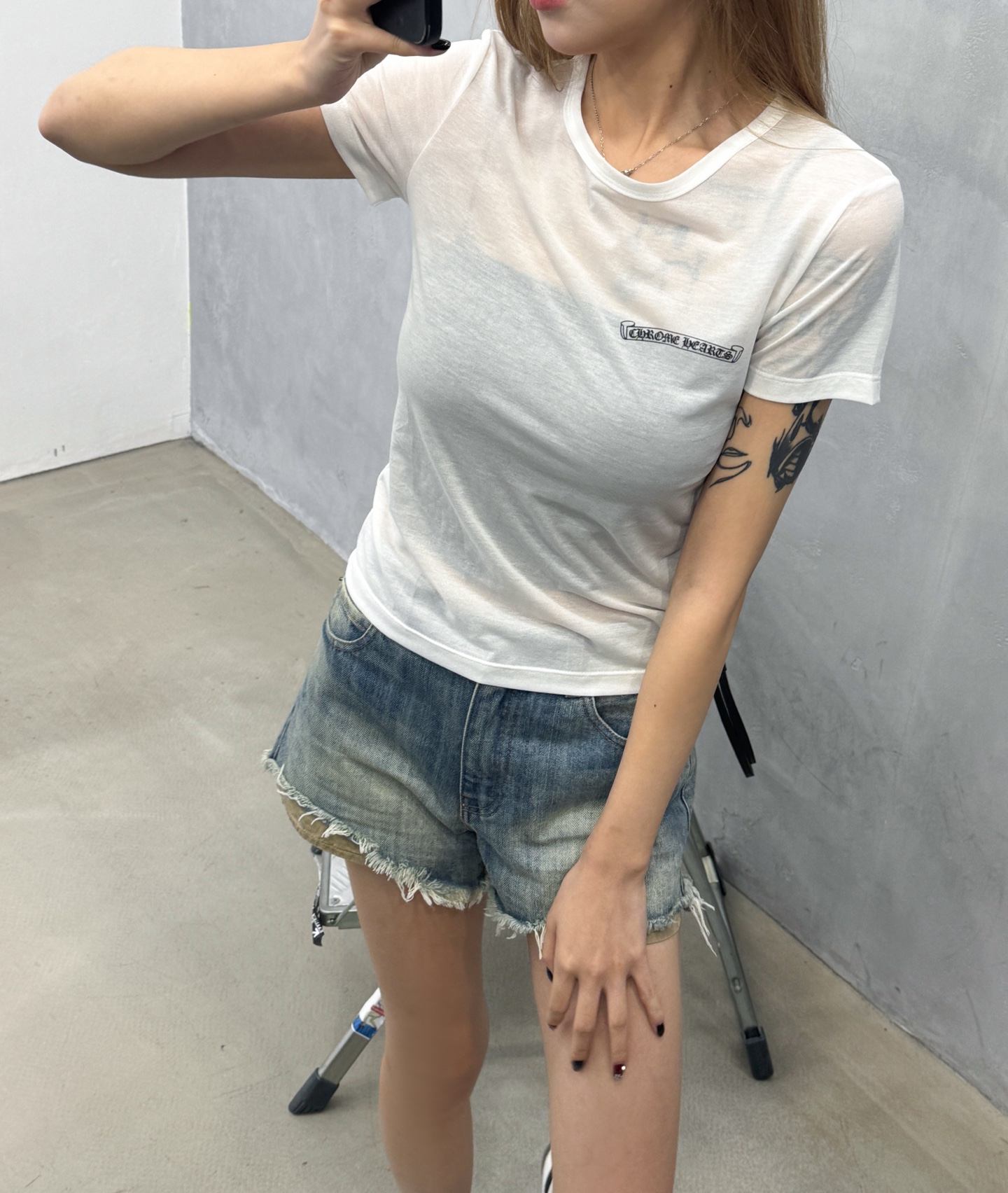 克罗心 ｜ 新款短袖t，前后印花工艺，休闲时尚，尺码sml