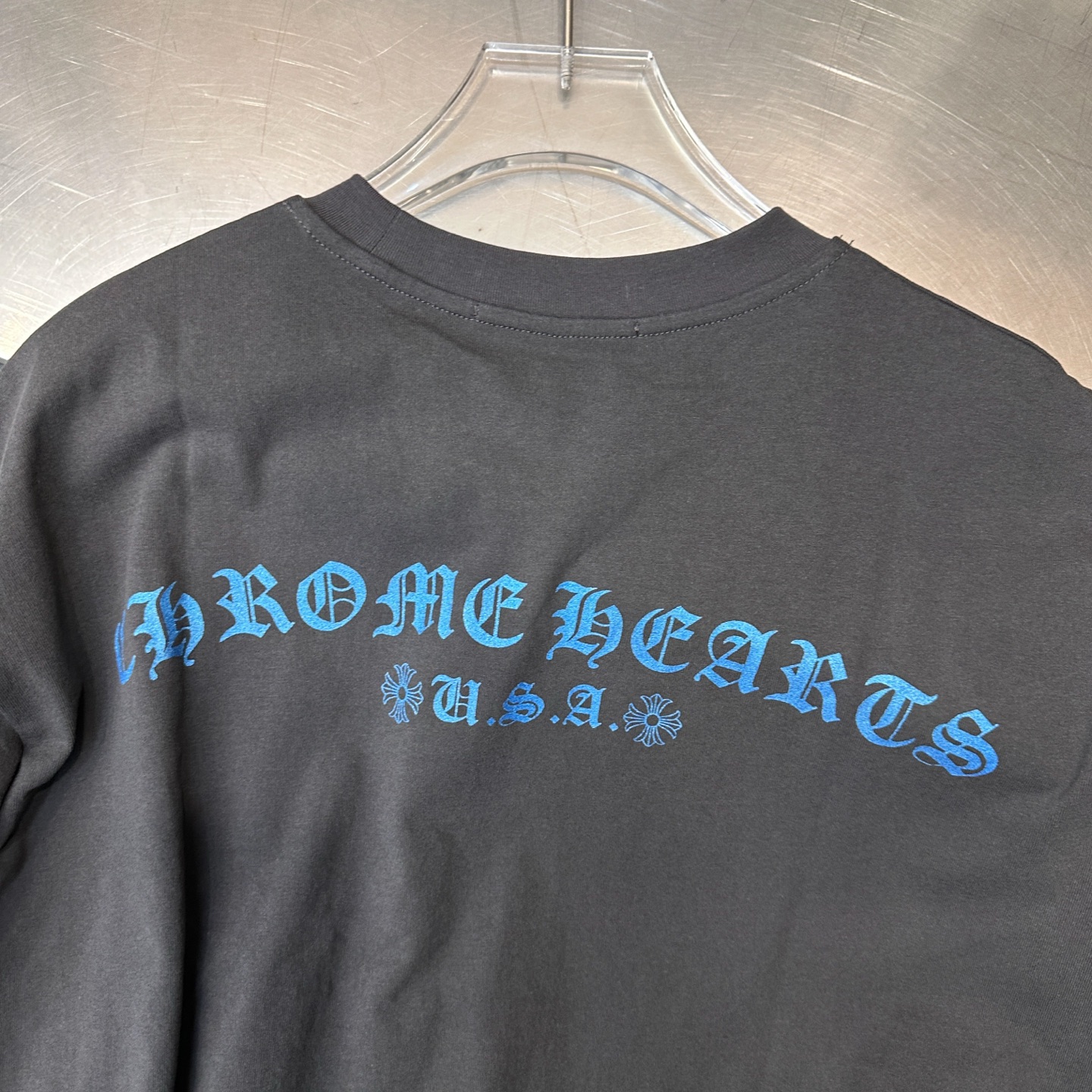 克罗心 ｜ 新款长袖t，成衣洗水加5处印花工艺，时尚休闲，尺码sml