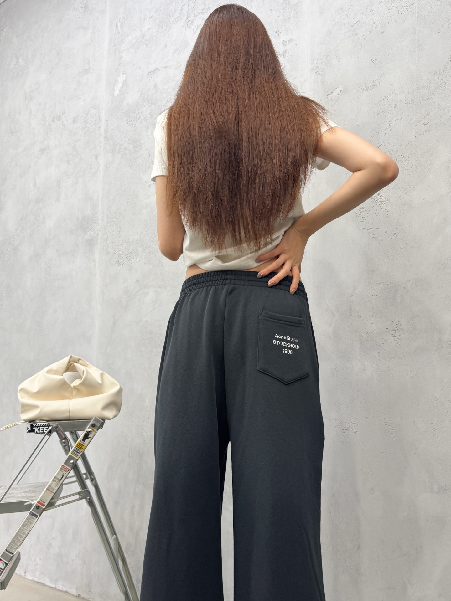 AcNe ｜ 新款卫裤，成衣洗水喷色印花工艺，时尚休闲，尺码sml