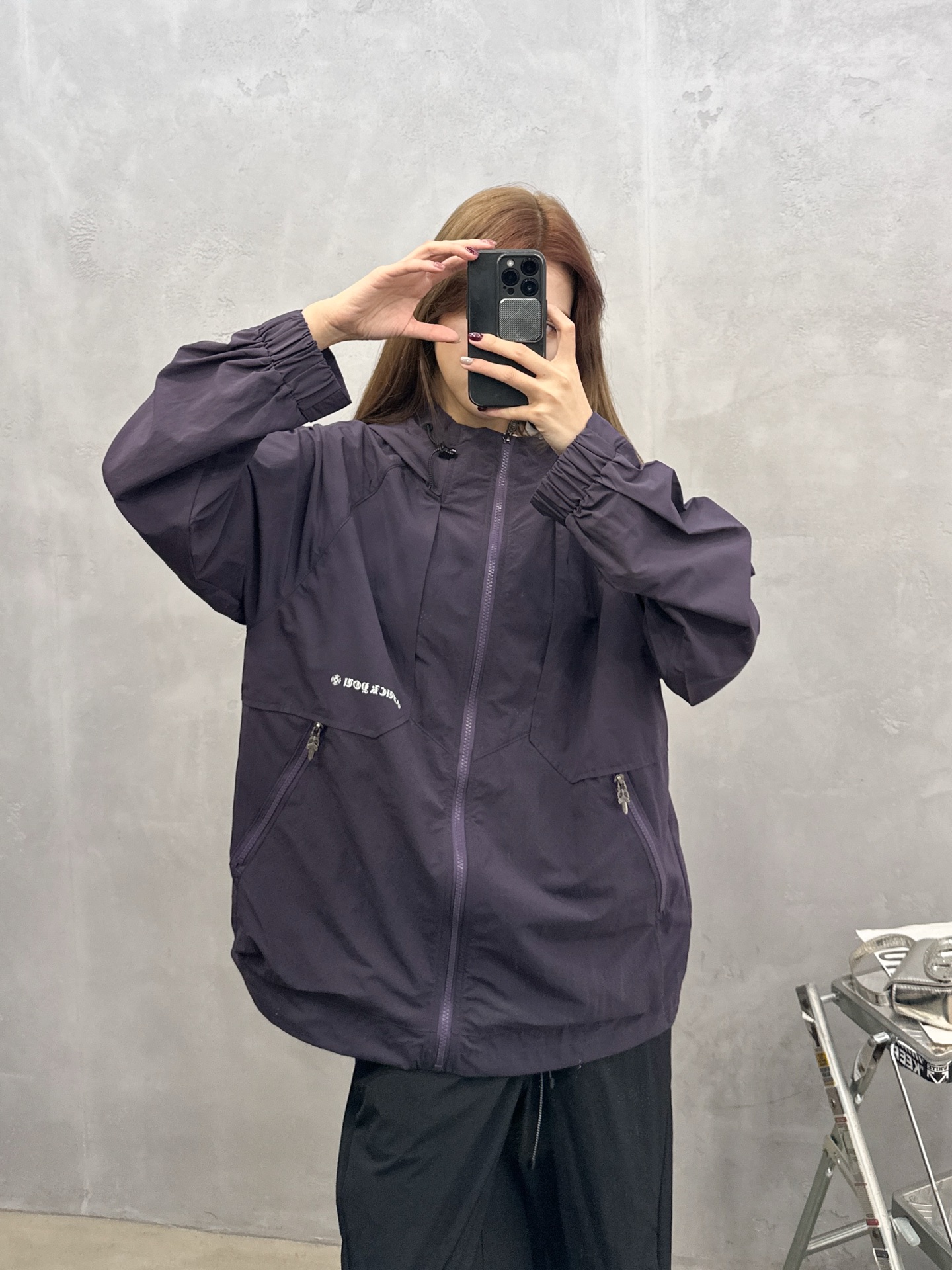 克** ｜ 新款休闲风衣，品牌经典前后印花工艺，特别结构款式设计，时尚休闲，尺码sml