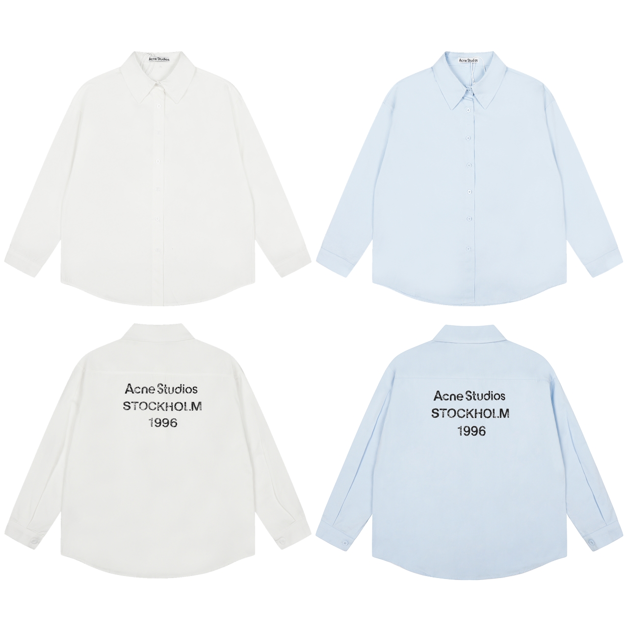 💰118
Acne Studios经典STOCKHOLM 1996做旧字母印花长袖衬衫 市面独家高品质 宽松百搭
款号:7703
批发价:💰118
码数:S M L
颜色:白色 蓝色