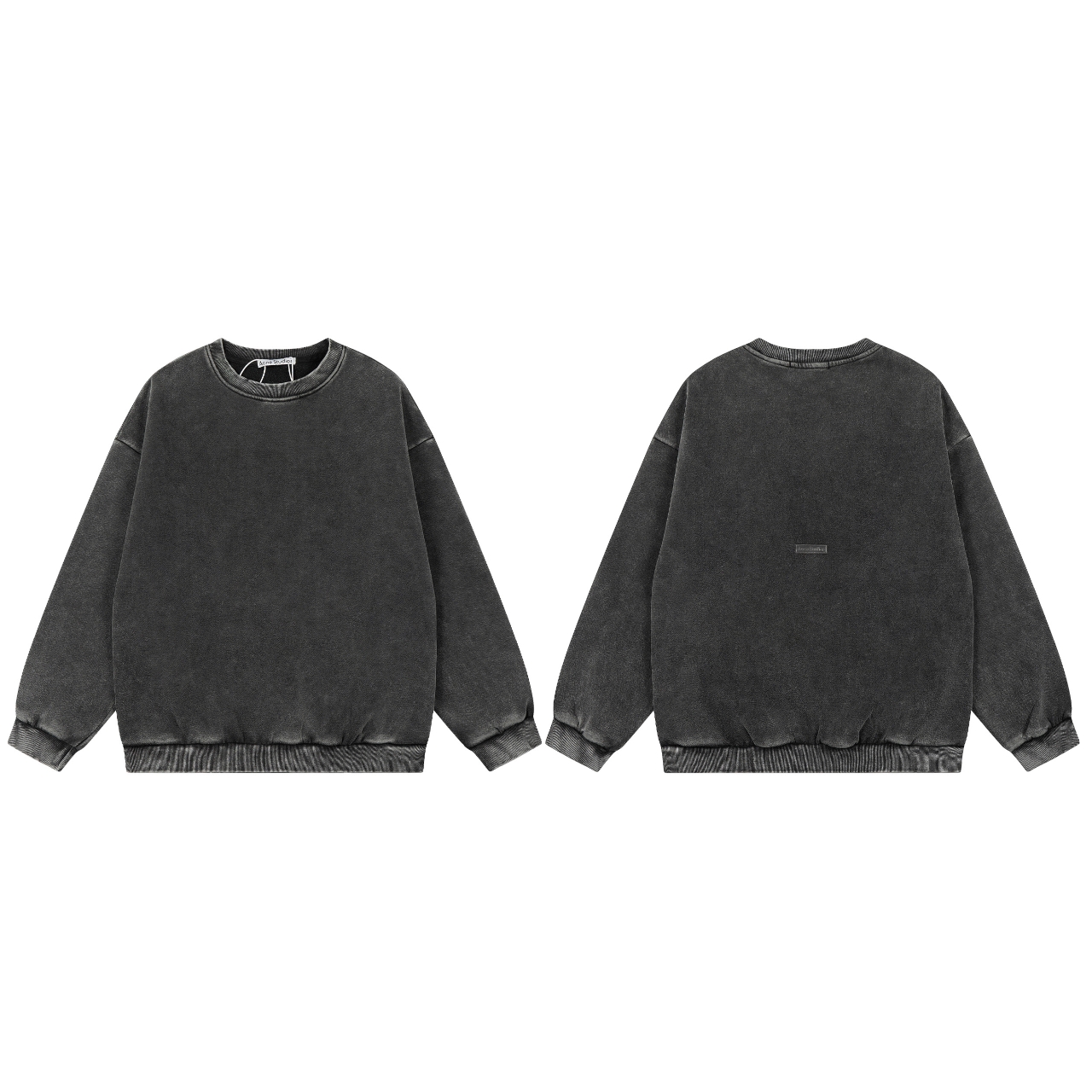 P122
Acne Studios复古褪色做旧水洗美式风高街cleanfit圆领卫衣男女潮
​
​款号：AC921
​批发价：P122
​码数：S M L XL
​颜色：洗水黑