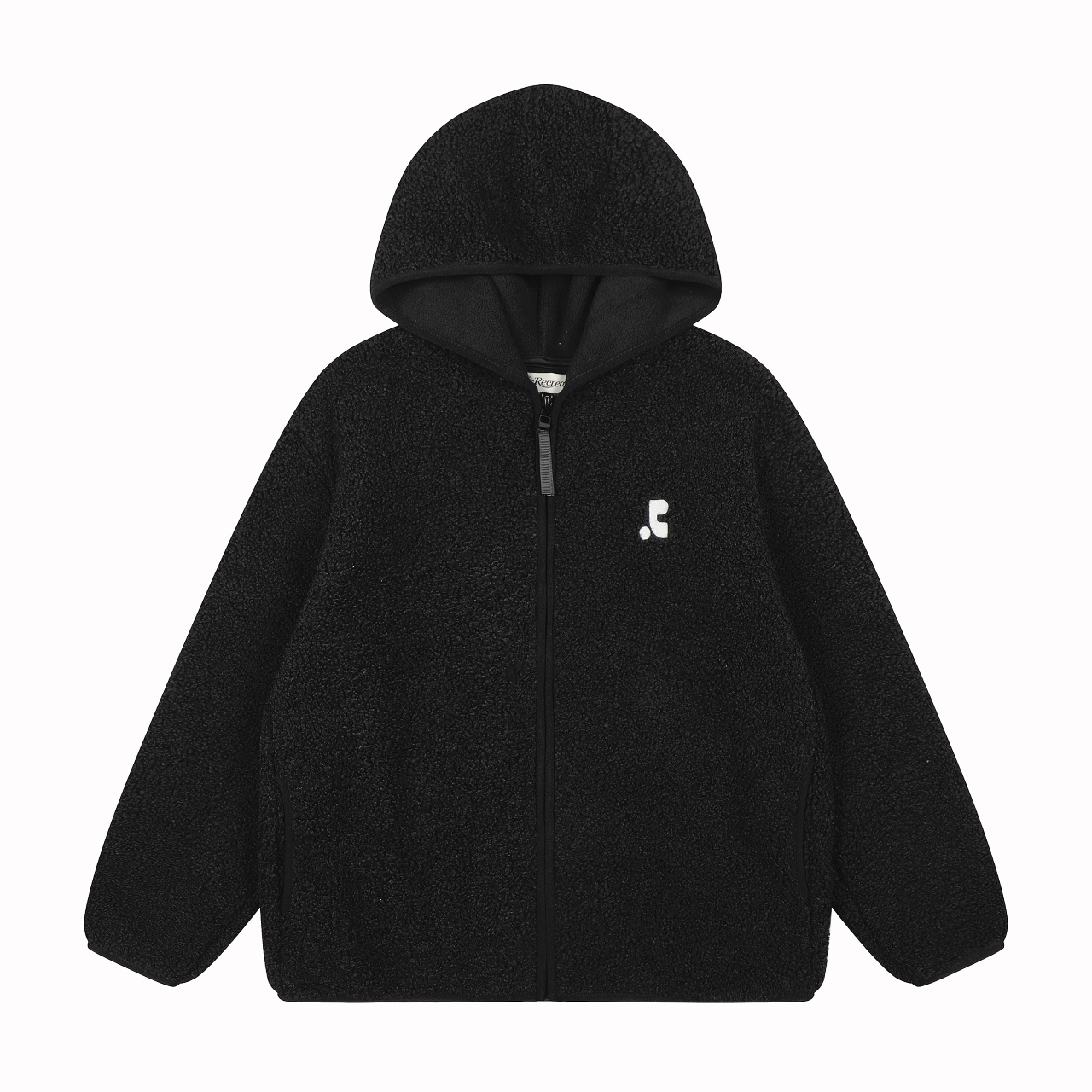 Rest&Recreation韩国小众经典刺绣LOGO慵懒风羊羔绒连帽拉链外套 宽松休闲百搭 独家最高品质 模特图已保护 款号:5520 批发价 颜色:杏色 黑色 蓝色