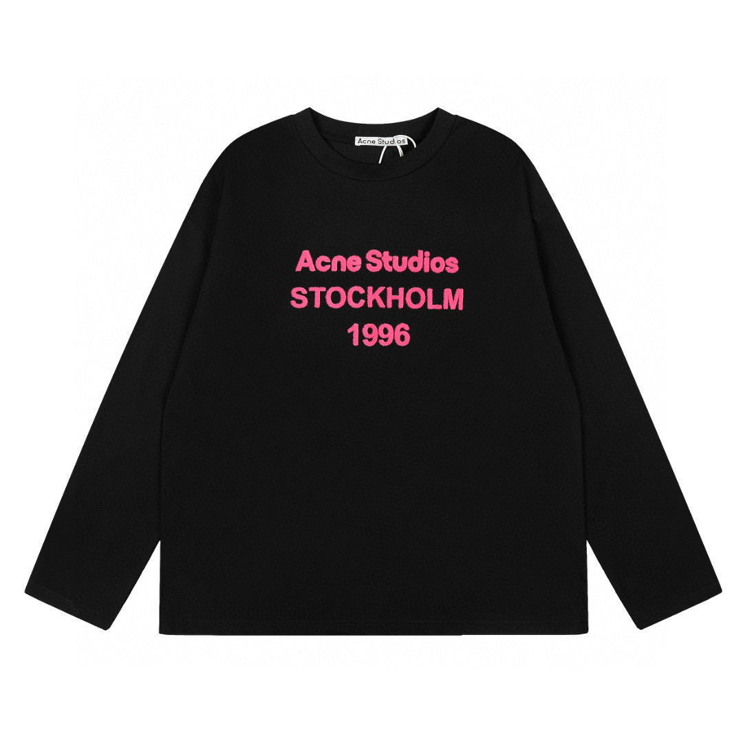 Serie Acne Studios Camiseta interior de alta calidad con tres etiquetas completas Tallas: 90-150 Camiseta interior para…