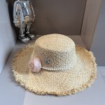 MiuMiu Sombreros Sombrero de paja Rafia