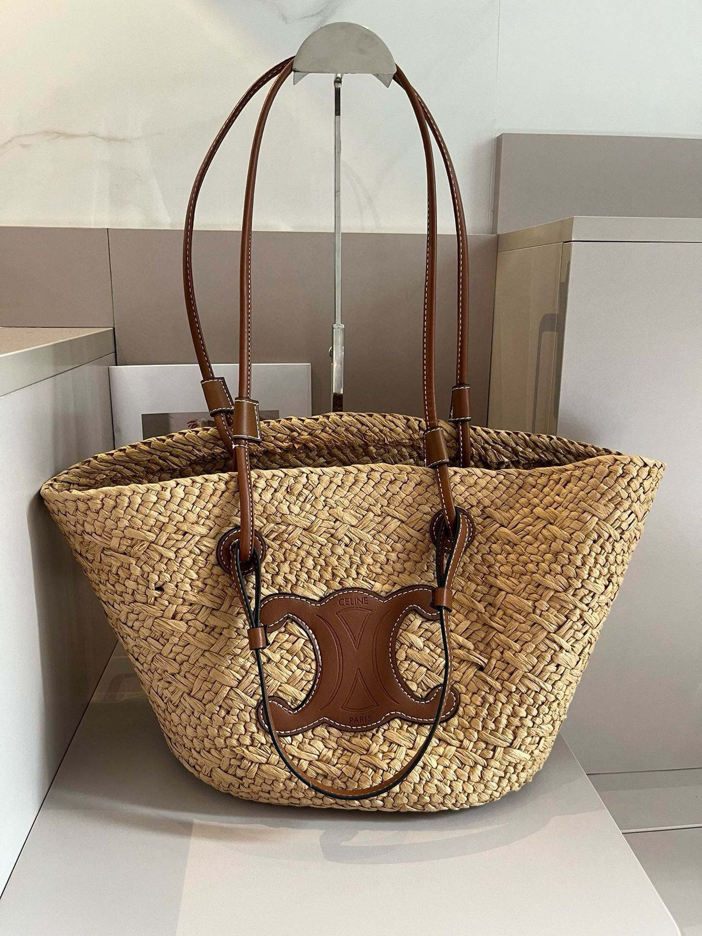 Replica Best
 Celine Bags Handbags Raffia Straw Woven Summer Collection Beach
