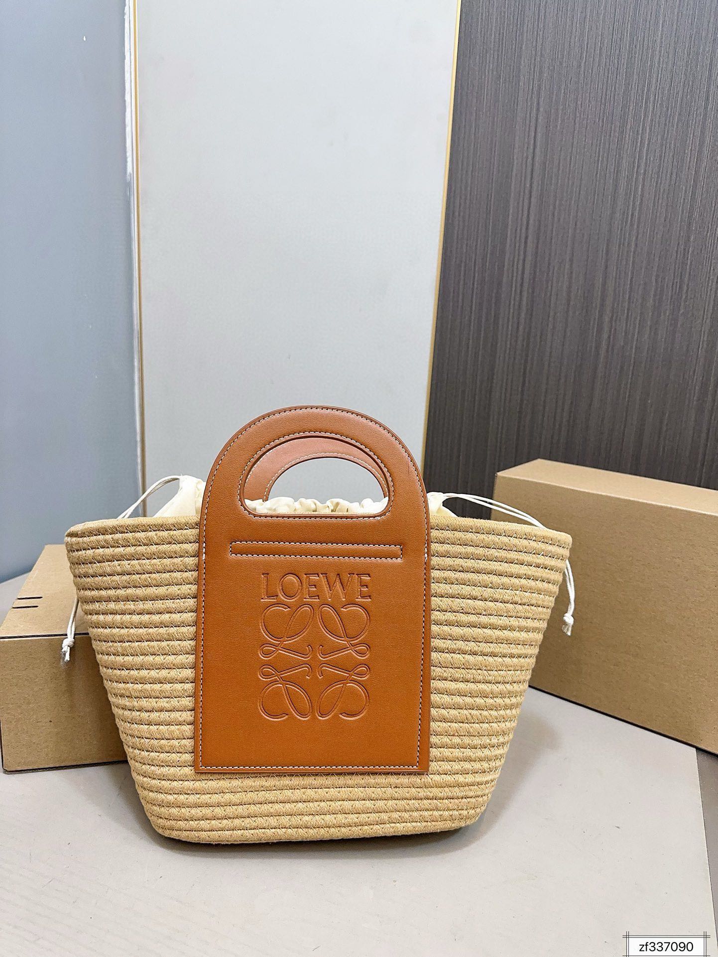 Loewe Bags Handbags Raffia Straw Woven Summer Collection Fashion