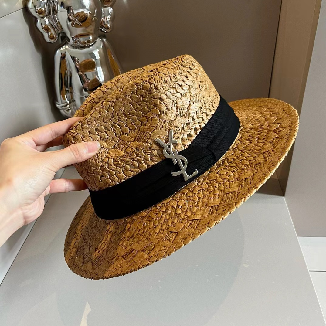 Yves Saint Laurent Sombreros Sombrero de paja