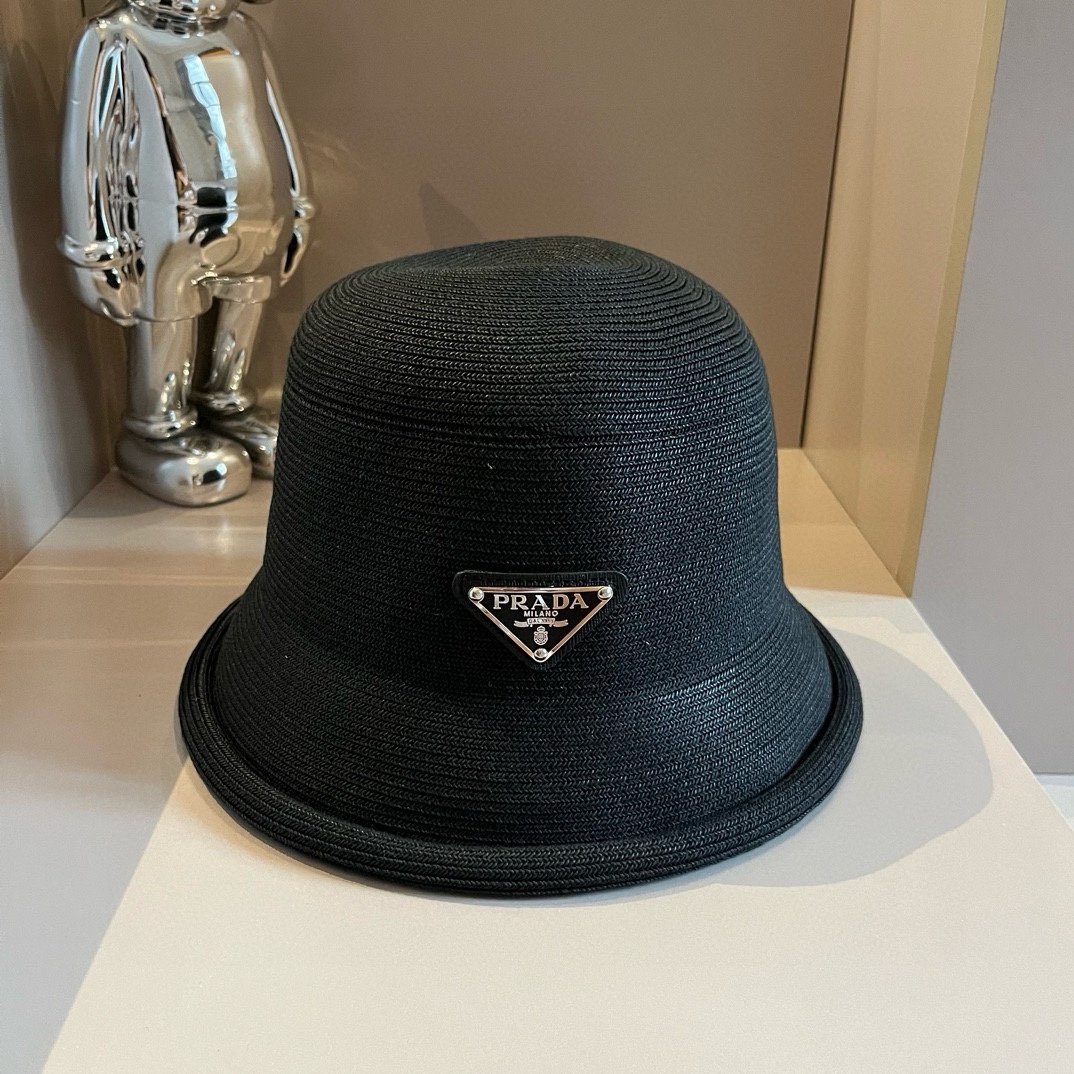 NO:208124,Prada Prada sun hat, head circumference 57cm hat straw hat fisherman hat baseball hat, hat, prada, prada, espadrilles, hats19860909Prada普拉达遮阳帽,头围57cm帽子草帽渔夫帽棒球帽,帽子,prada,prada,espadrilles,hats,hat