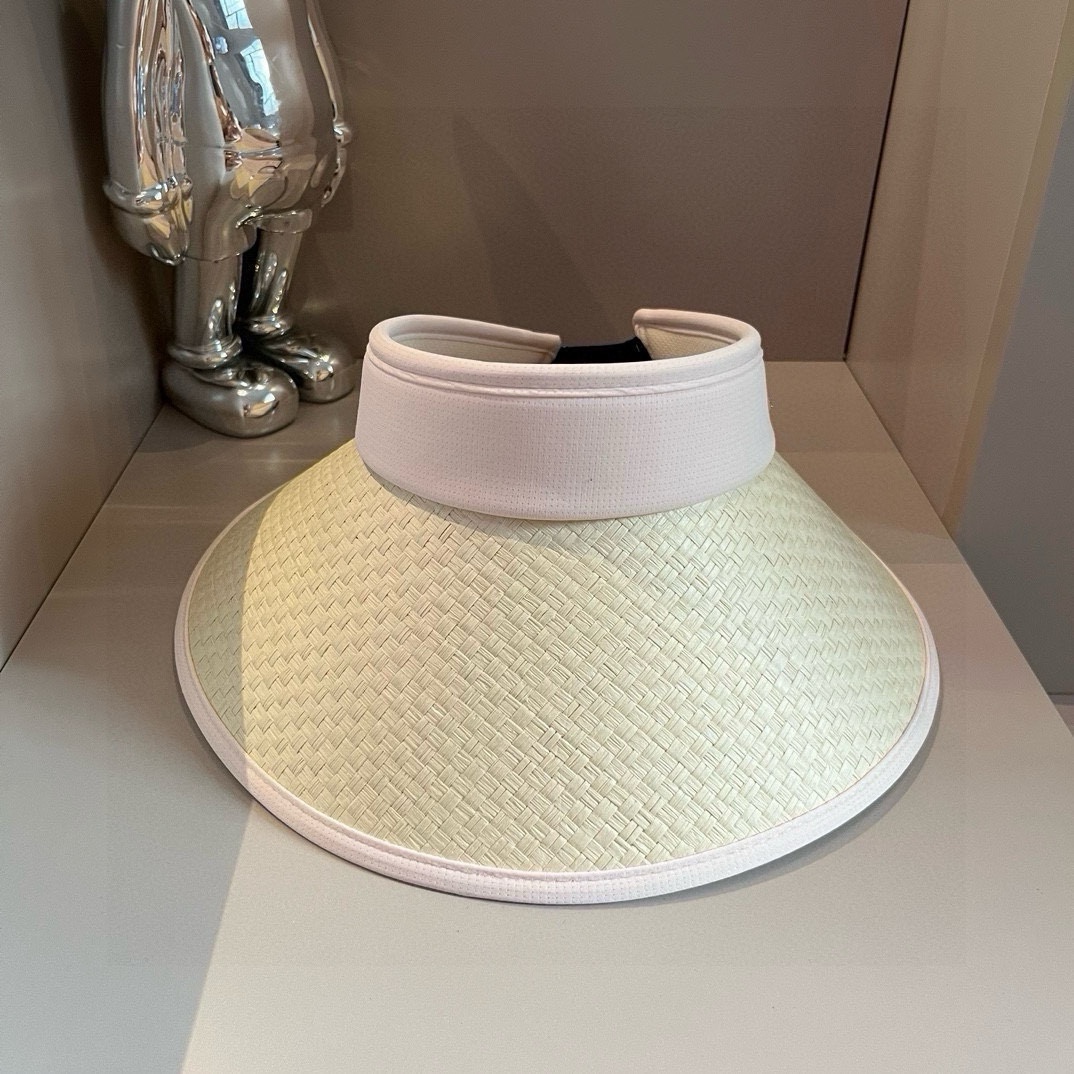 ¥ Sombrero de sol de Miu Miu, sombrero de paja para el sol, ajustable