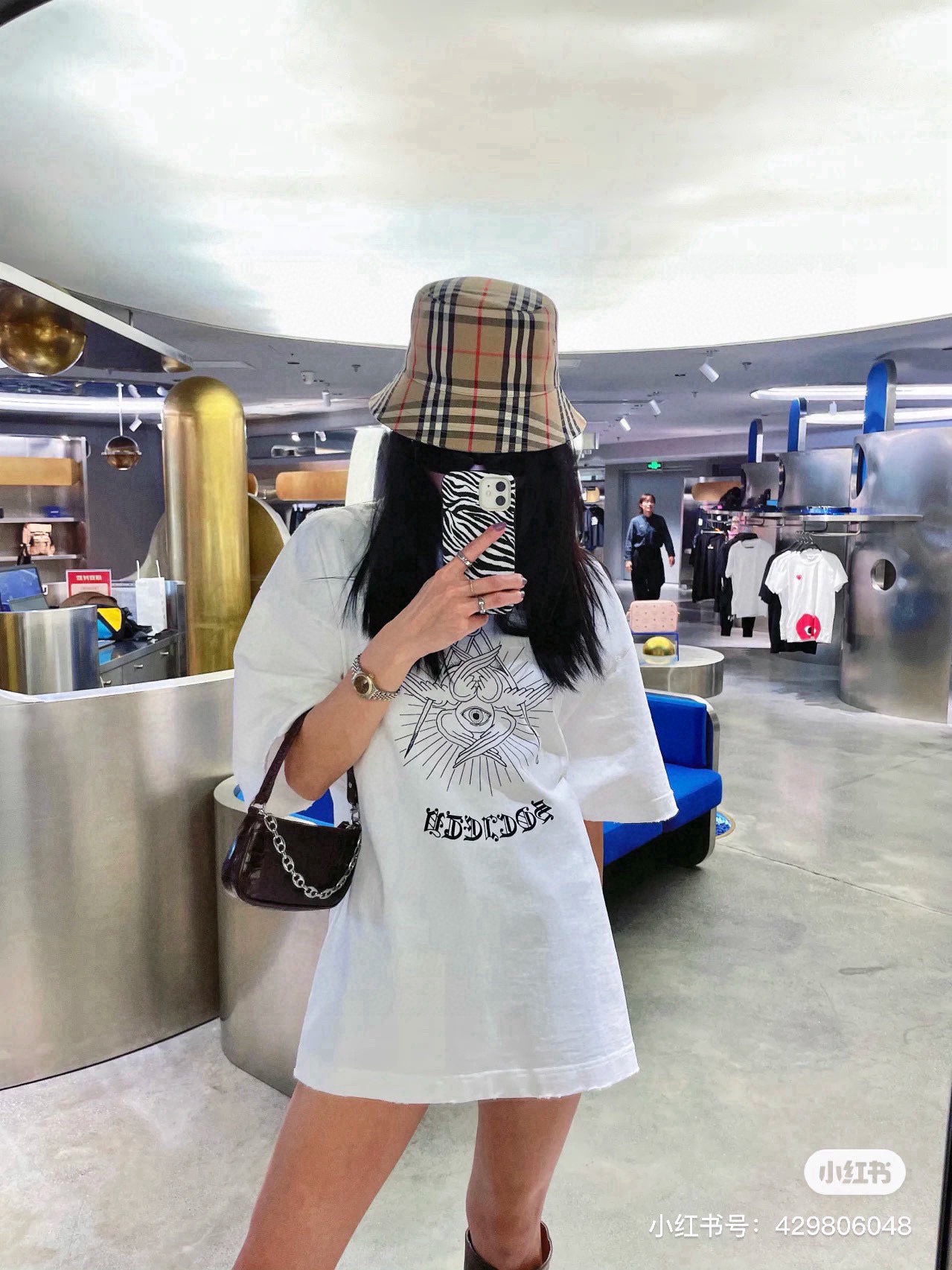 ¥ Burberry巴宝莉 sombrero de pescador a cuadros, unisex, circunferencia de cabeza alrededor de 57cm