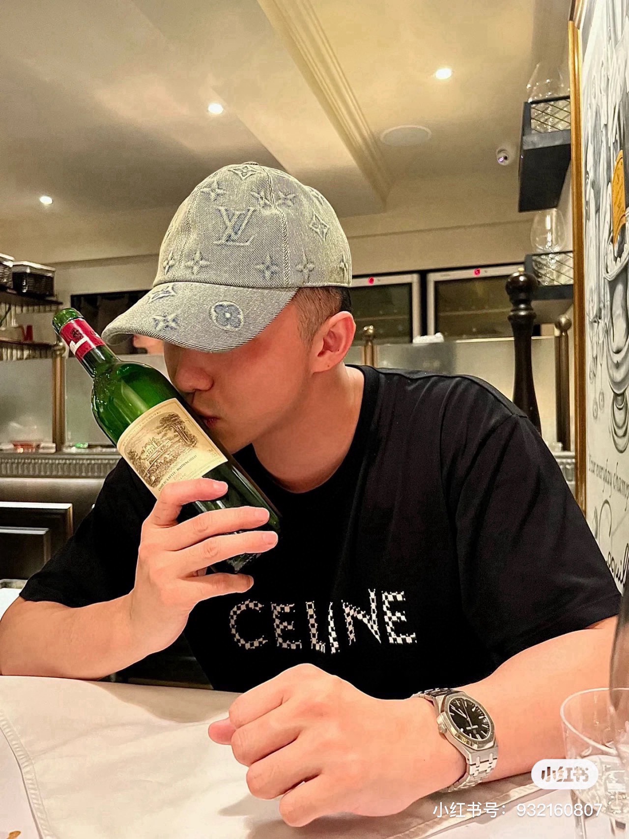 ¥ Gorra de béisbol clásica de vaquero gofrado Lv Louis Vuitton, alta personalización, no es la versión común del mercado