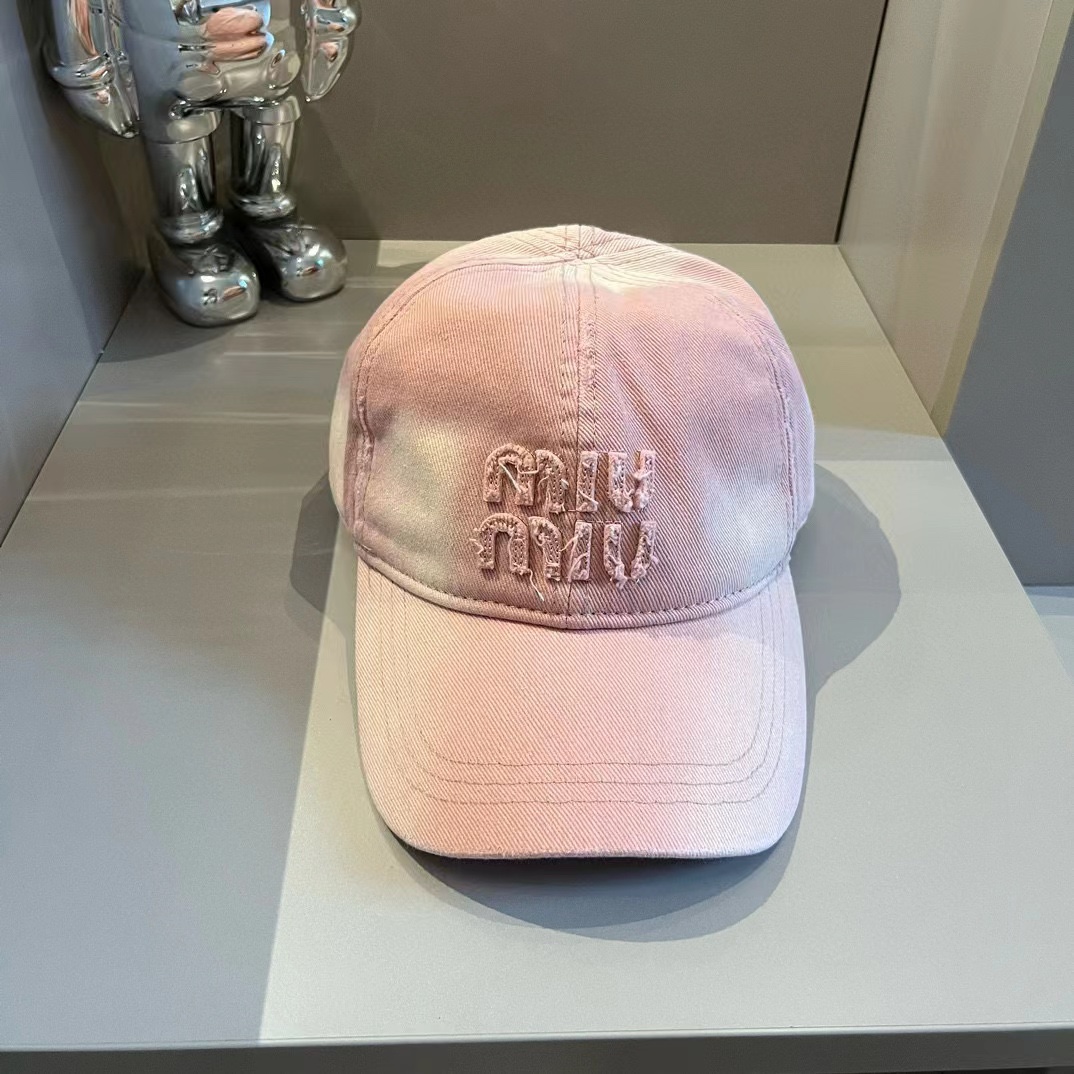 ¥ Miu Miu Miu Miu gorra de vaquero oficial, personalización de alta gama, etiquetas internas completas, circunferencia …