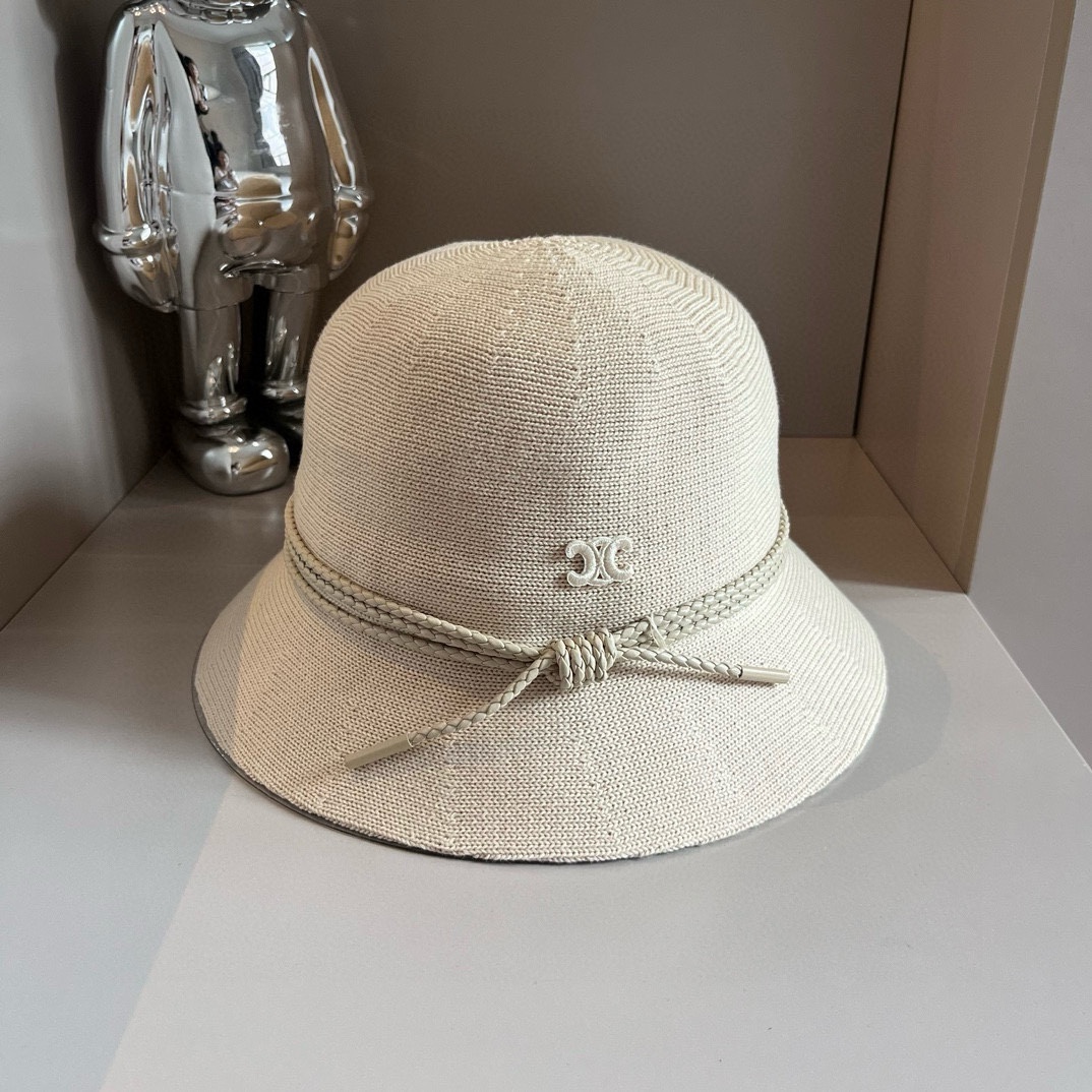 Sombrero de fieltro de punto Celine