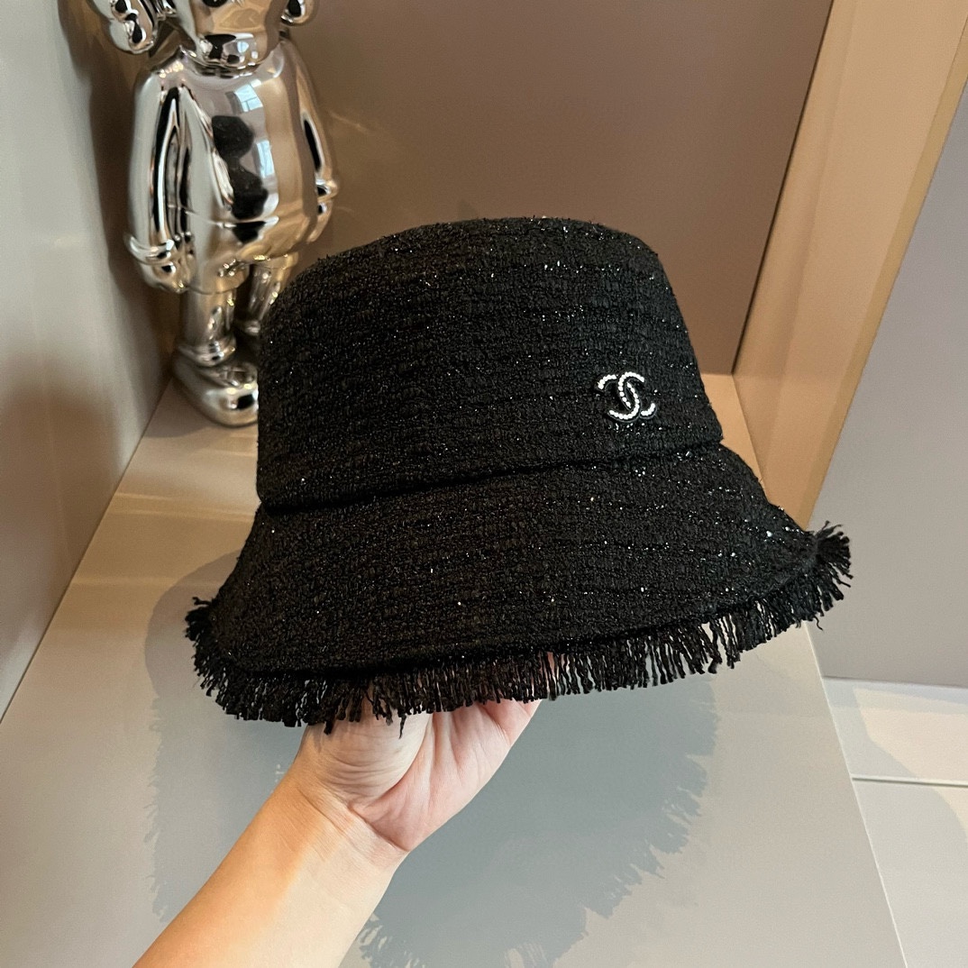 ¥ Chanel sombrero nuevo, sombrero de pescador, circunferencia de cabeza 57cm