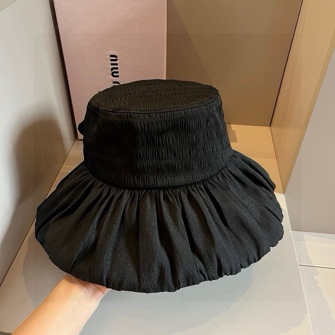 .. Miumiu 2025 new sunshade hat Mingyuan style small fresh bow sun hat Customiz