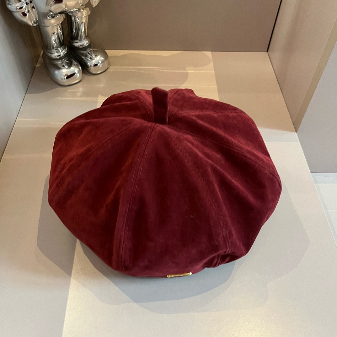 ¥ Sombrero de ocho picos de Miu Miu, boina, sombrero de pintor