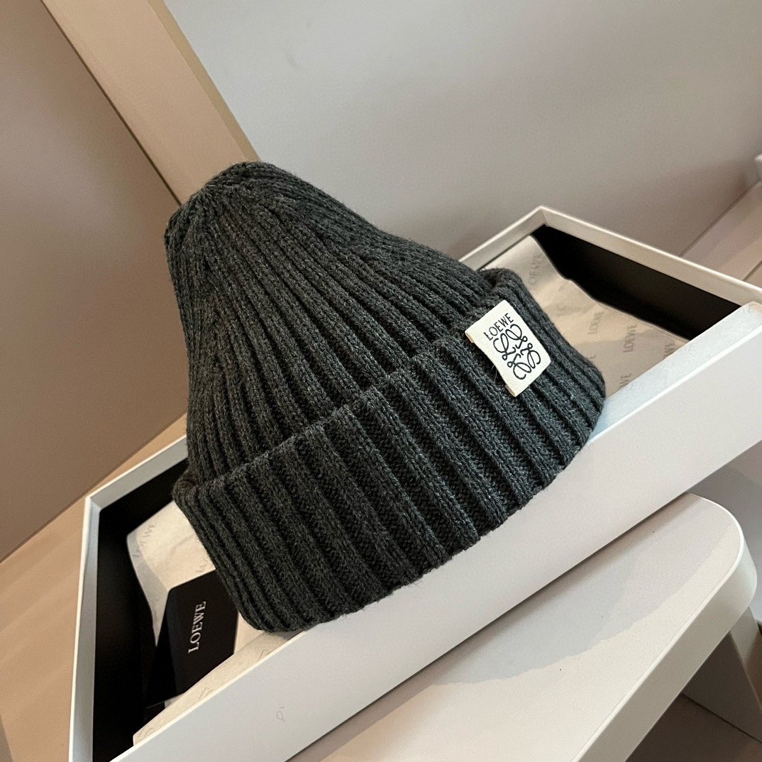 LOEWE Unisex Knit Beanie - Comprehensive