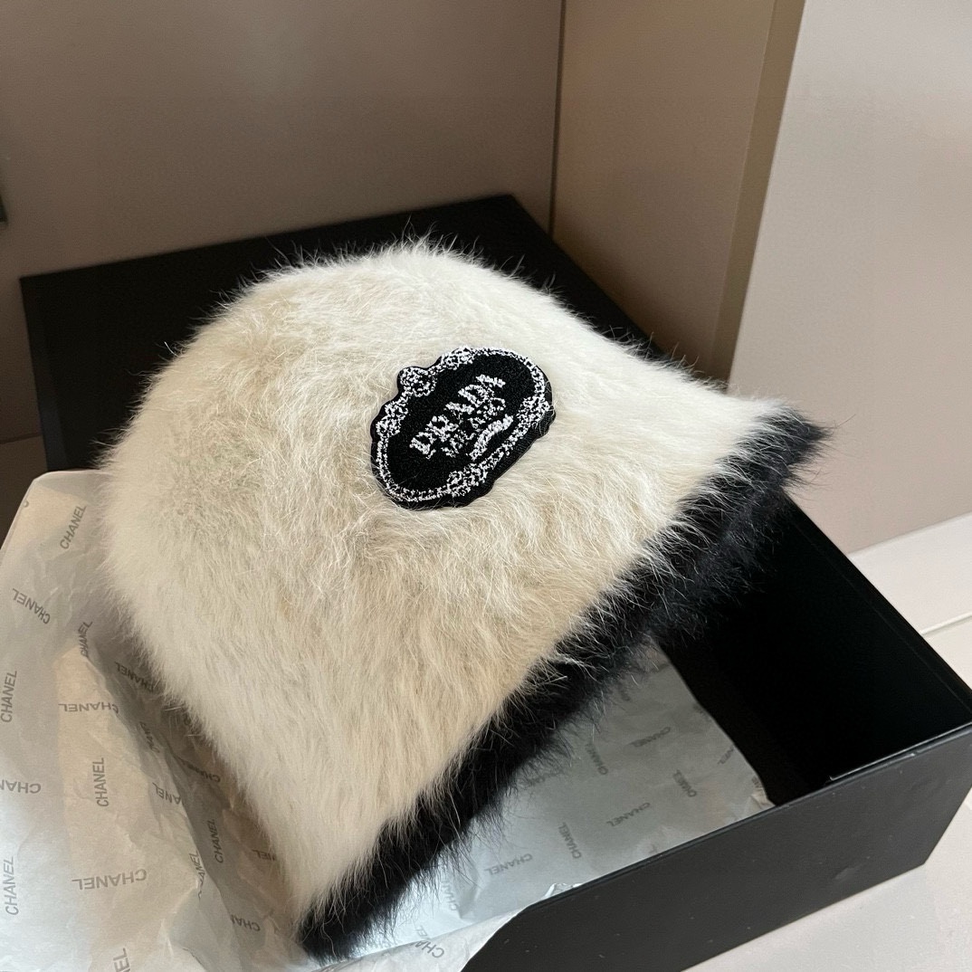 NO:214993,Prada Prada rabbit fur topper, hand-catch fisherman hat, head circumference 57cm hat Fisherman hat Baseball hat Knitted hat, hat, prada, prada, espadrilles, hats19860909Prada普拉达兔毛礼帽,手抓渔夫帽,头围57cm帽子渔夫帽棒球帽针织帽,帽子,prada,prada,espadrilles,hats,hat