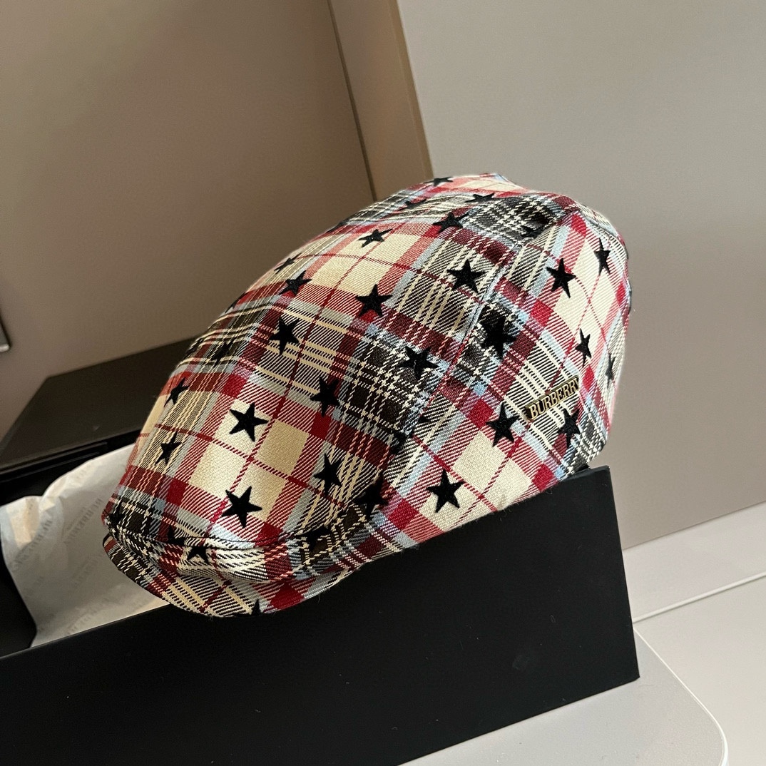 Burberry巴宝莉格子前进帽 6